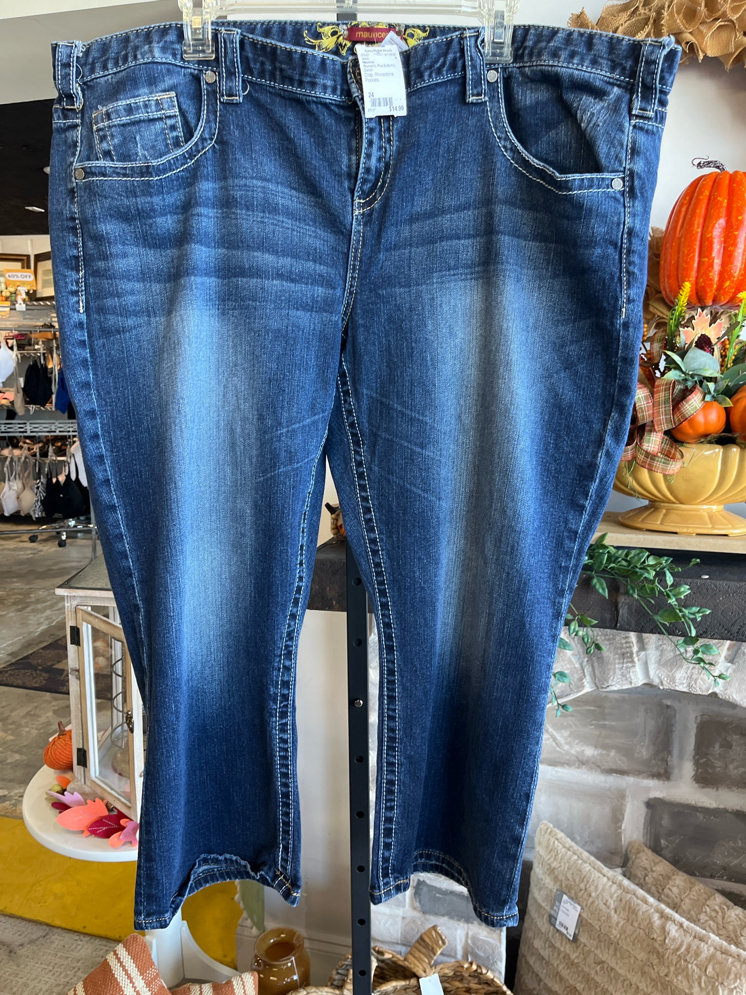 Maurices Plus Bottoms Size 24 Jeans