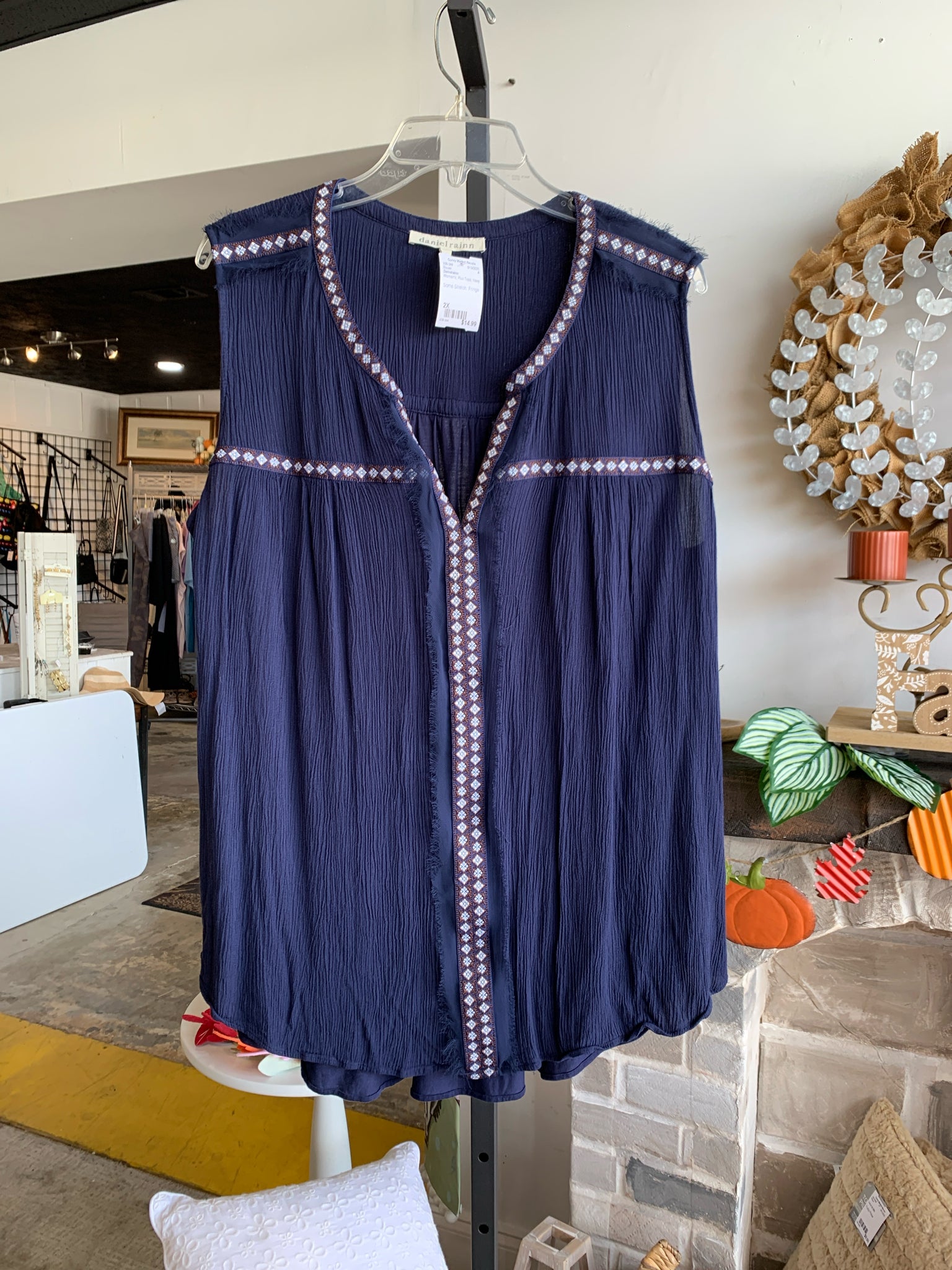 Danielrainn Plus Tops Size 2X Blouse