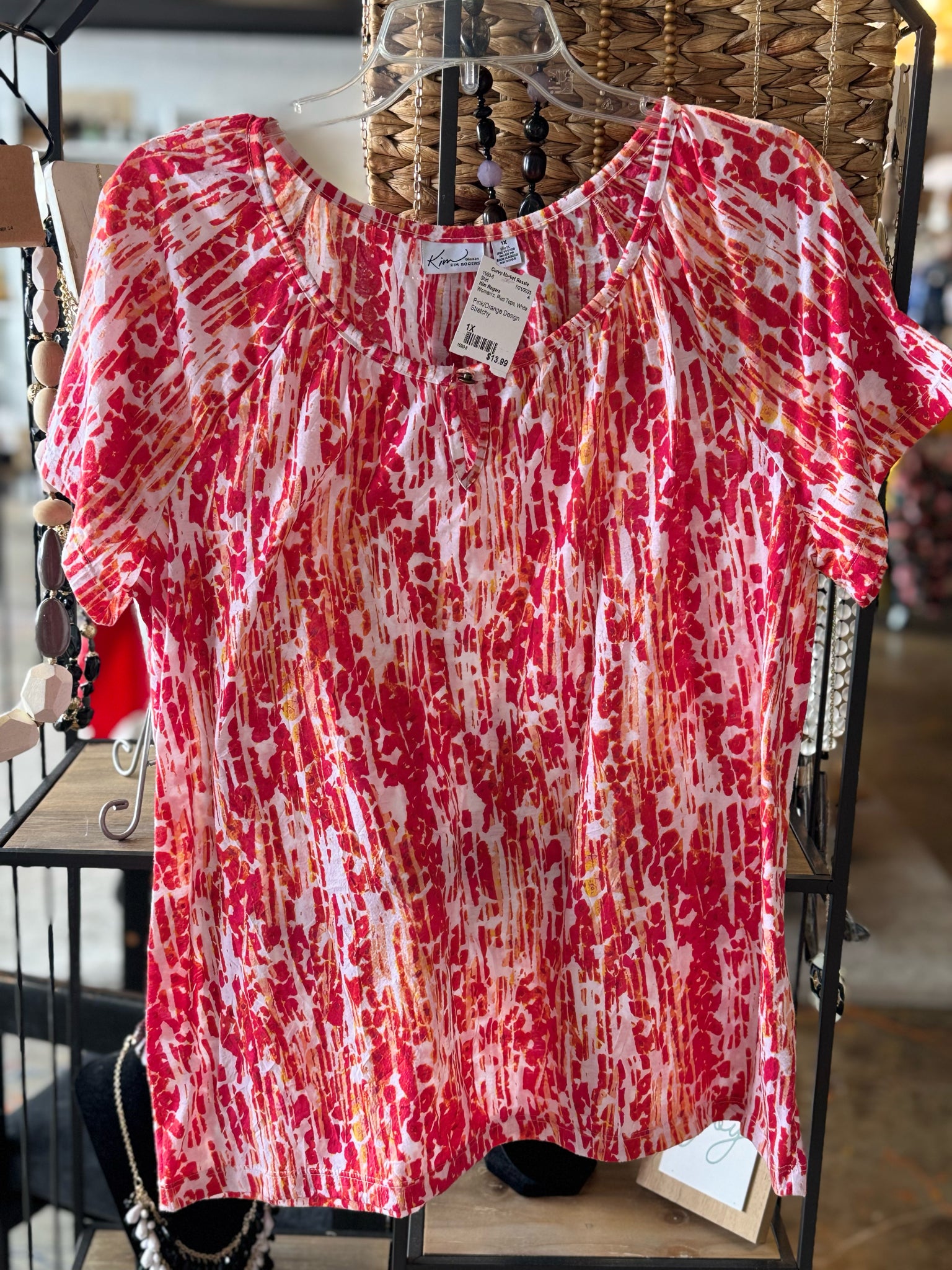 Kim Rogers Plus Tops Size 1X Shirt