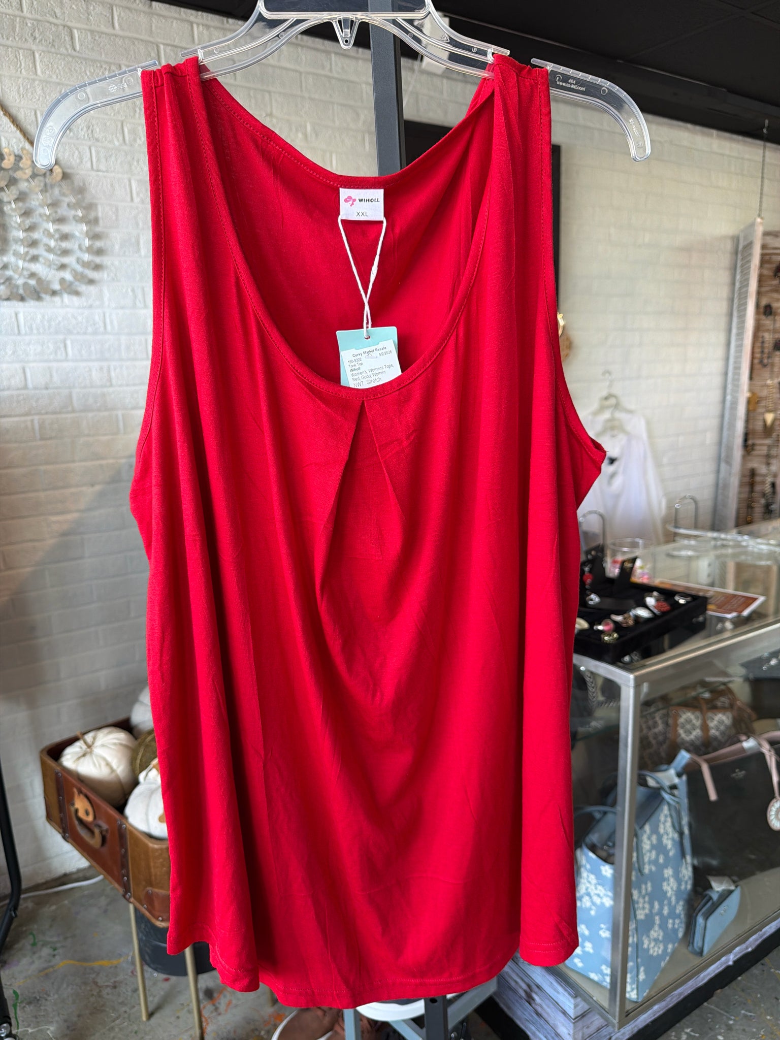 Wiholl Womens Tops Size XXL Tank Top