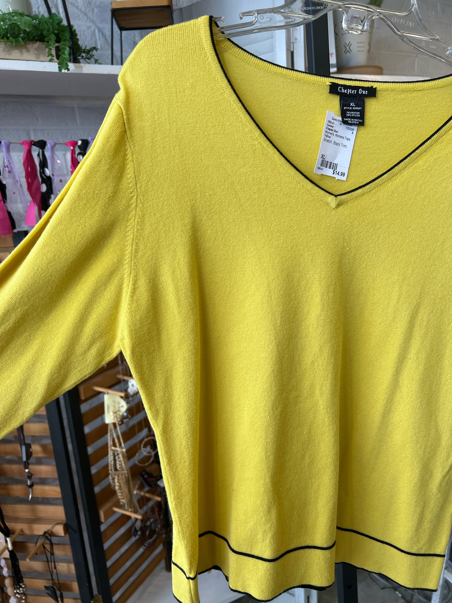 Chapter One Womens Tops Size XL Sweater