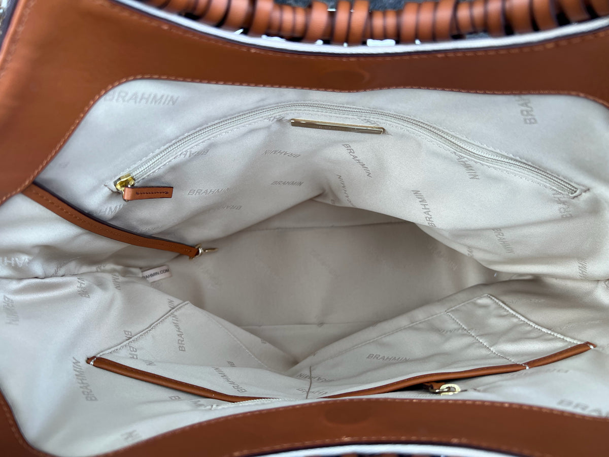 Brahmin White Purse