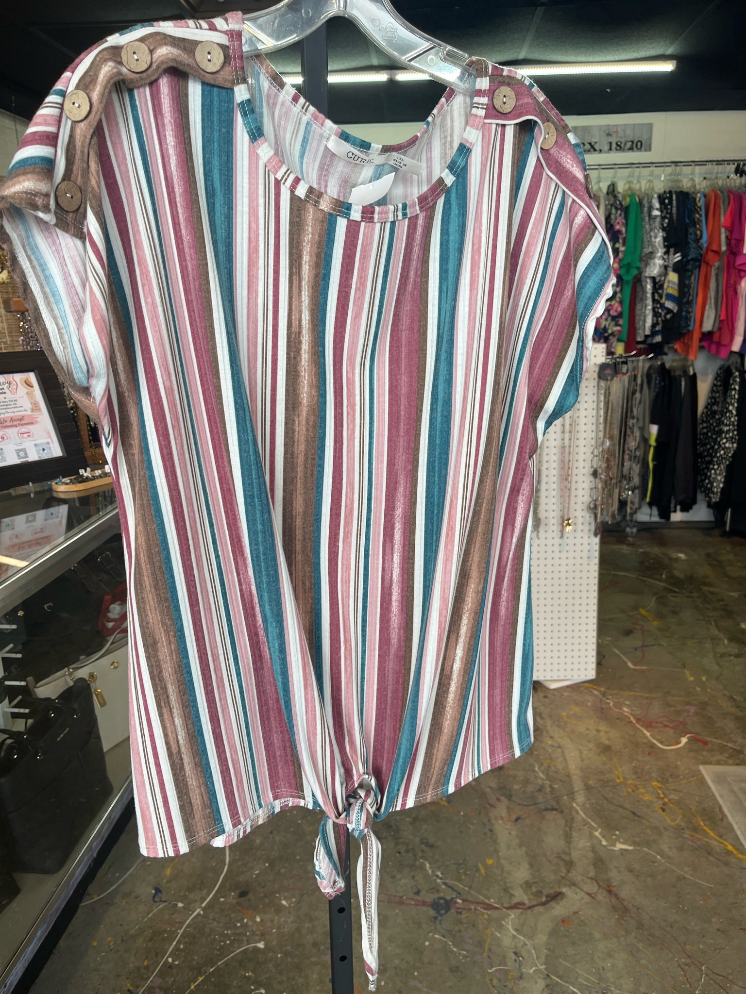 Cure Plus Tops Size 1X Shirt