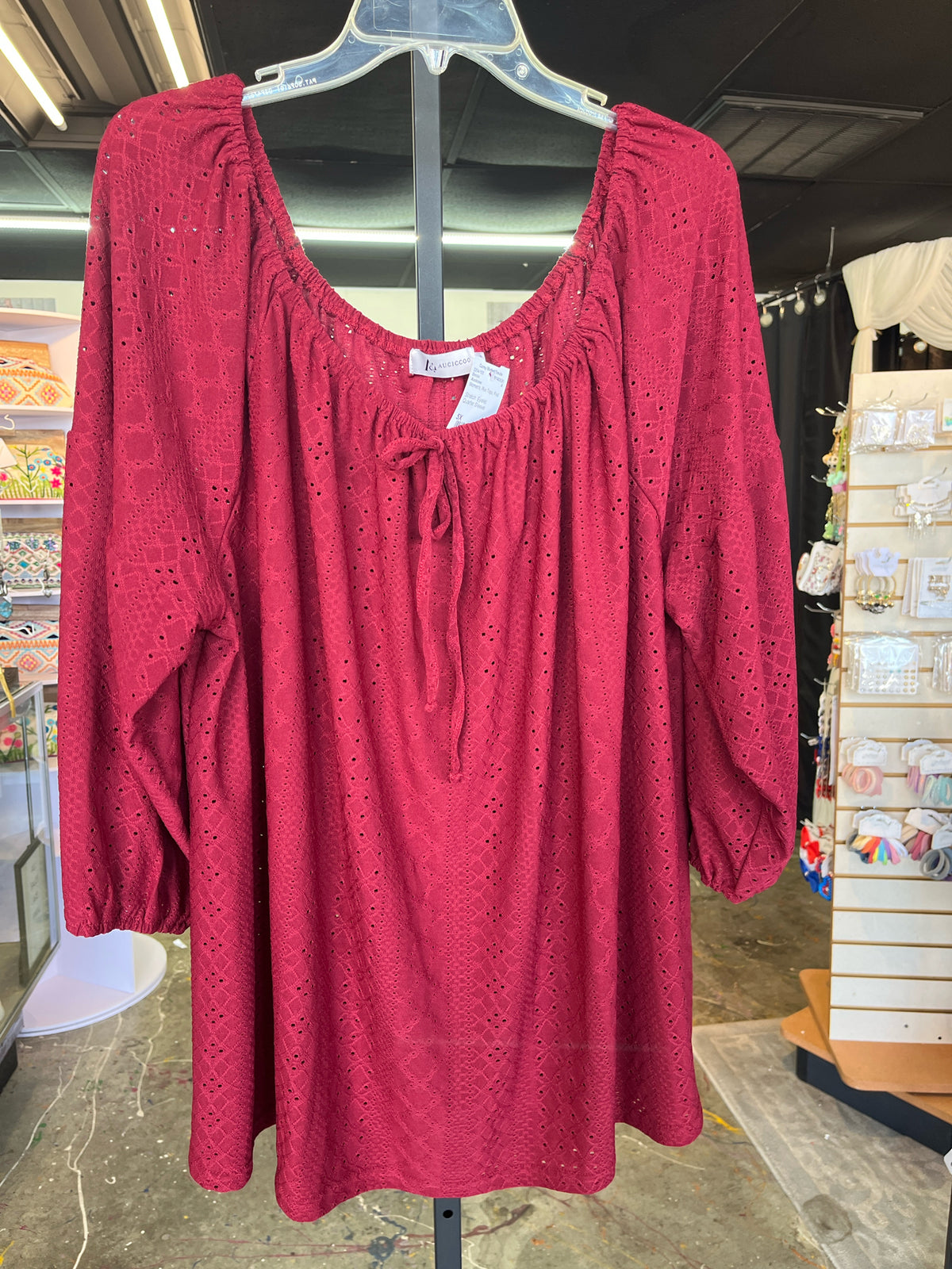 Auciccoo Plus Tops Size 5X Blouse