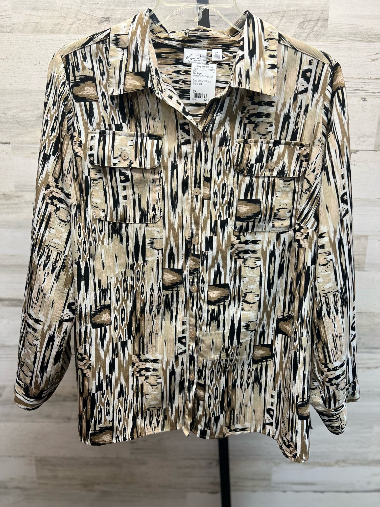 Kim Rogers Plus Tops Size 2X Shirt