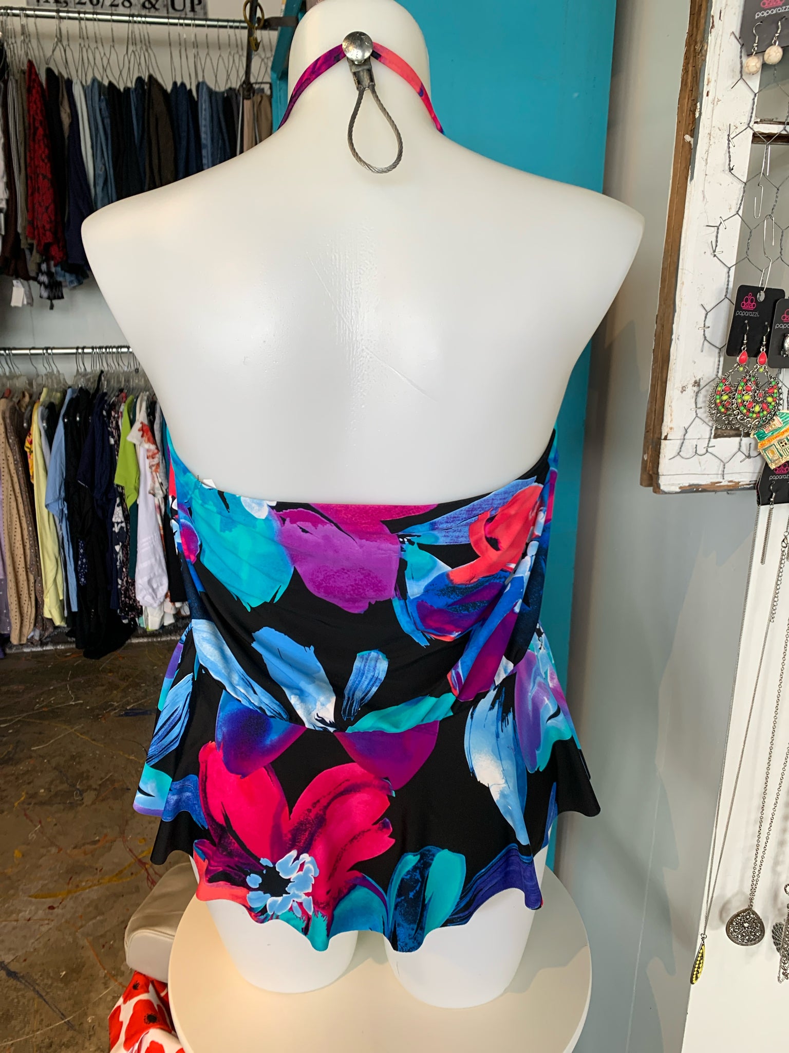 maxine Womens Swimwear Size XL Swimsuit