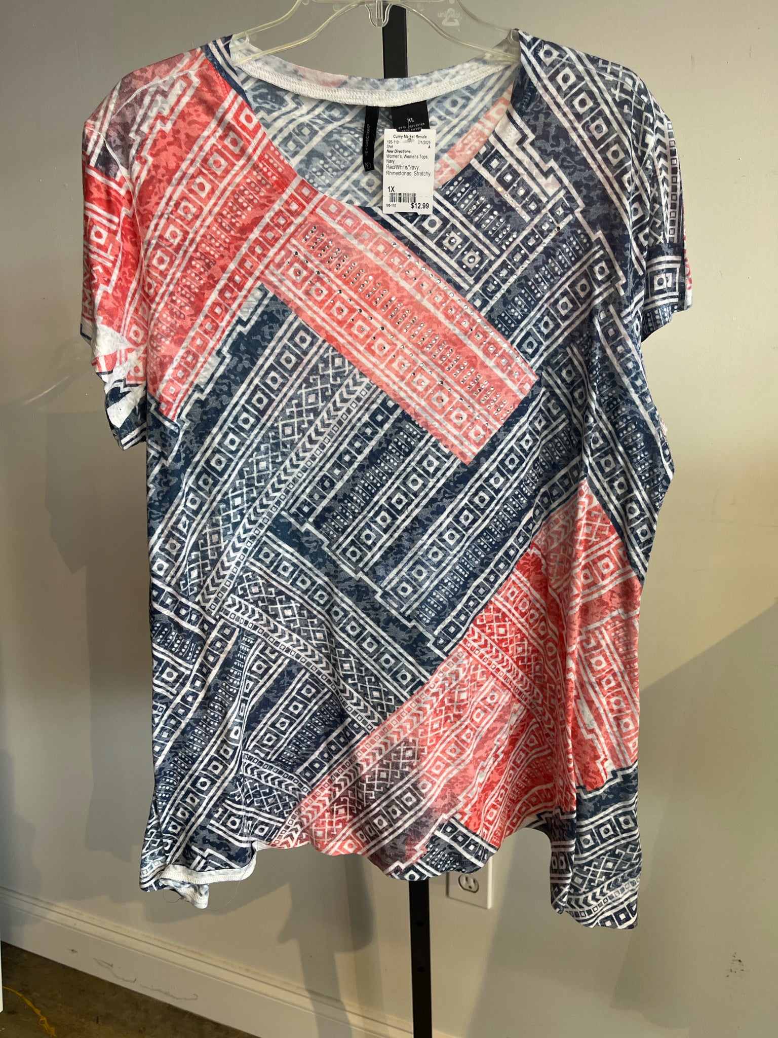 New Directions Womens Tops Size 1X Shirt