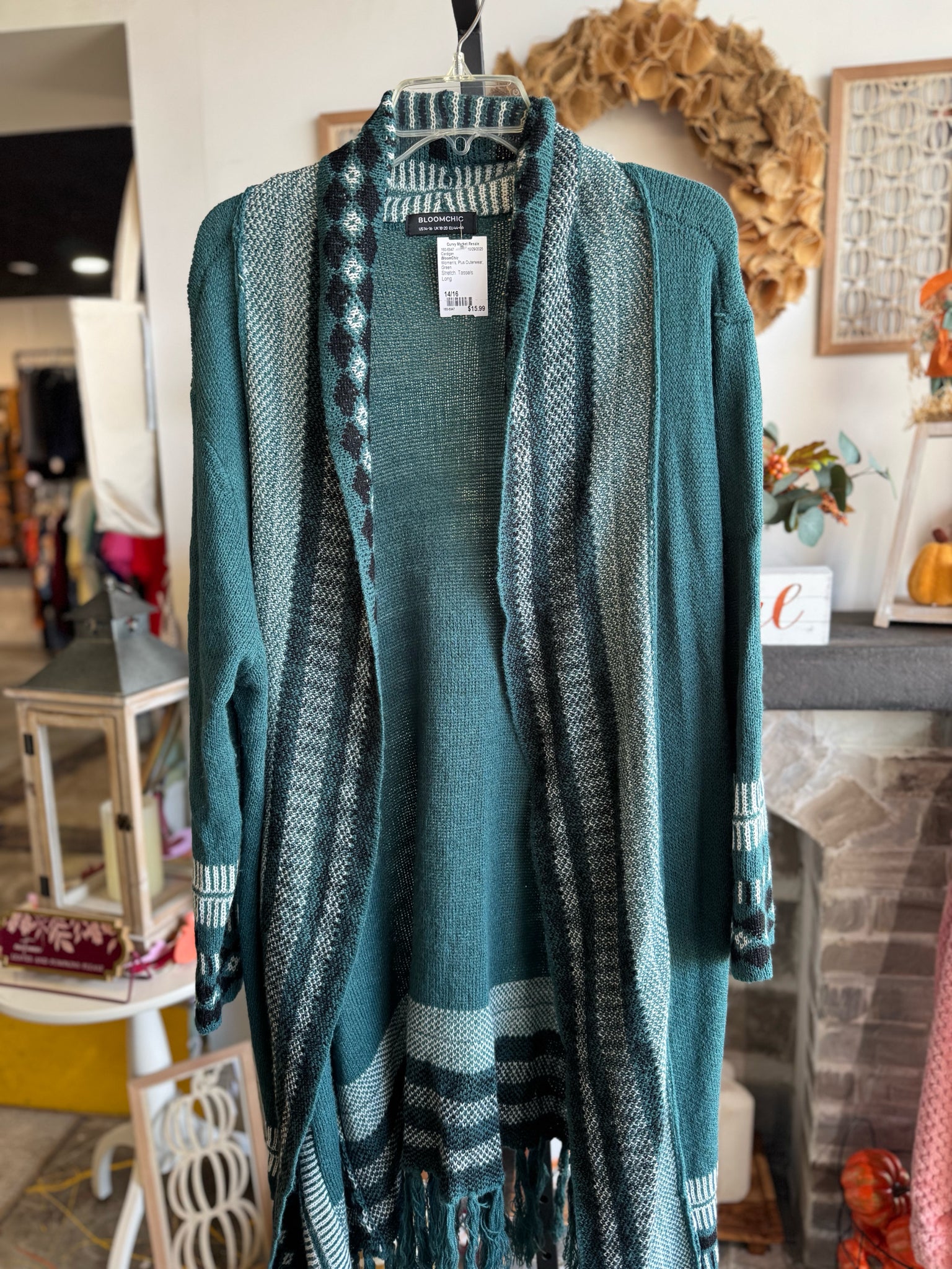 BloomChic Plus Outerwear Size 14/16 Cardigan