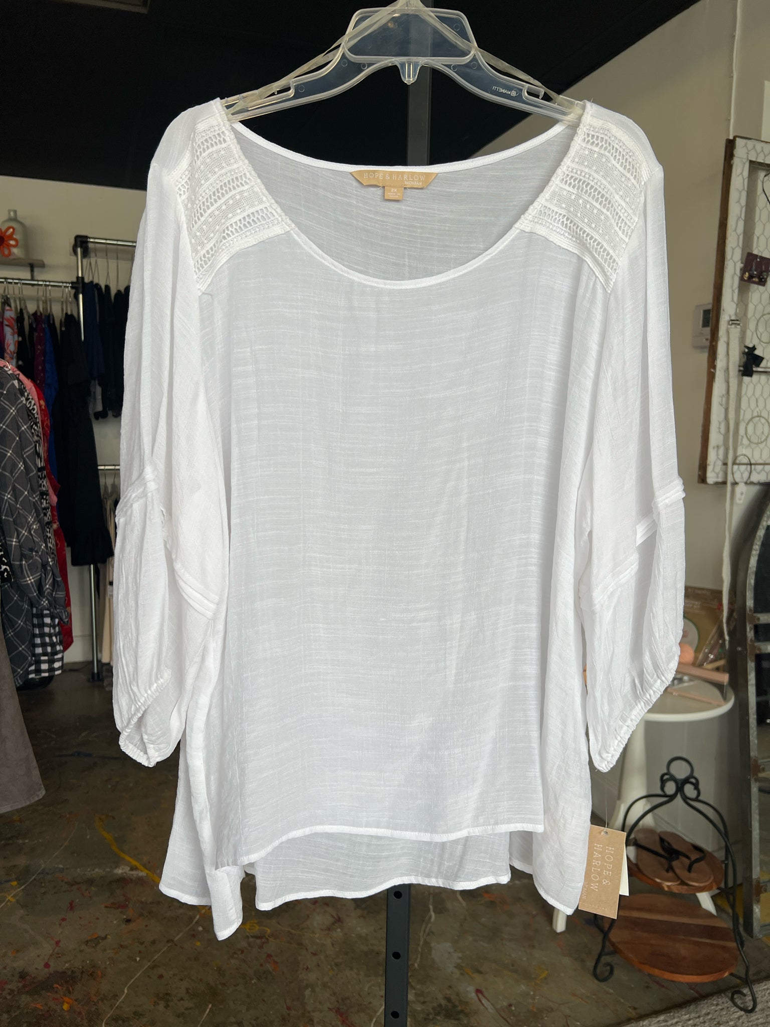 Hope & Harlow Plus Tops Size 2X Blouse