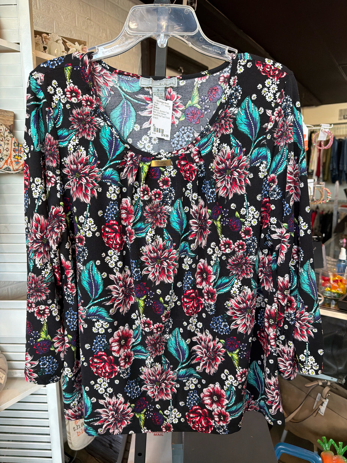 By Design Womens Tops Size XL Blouse