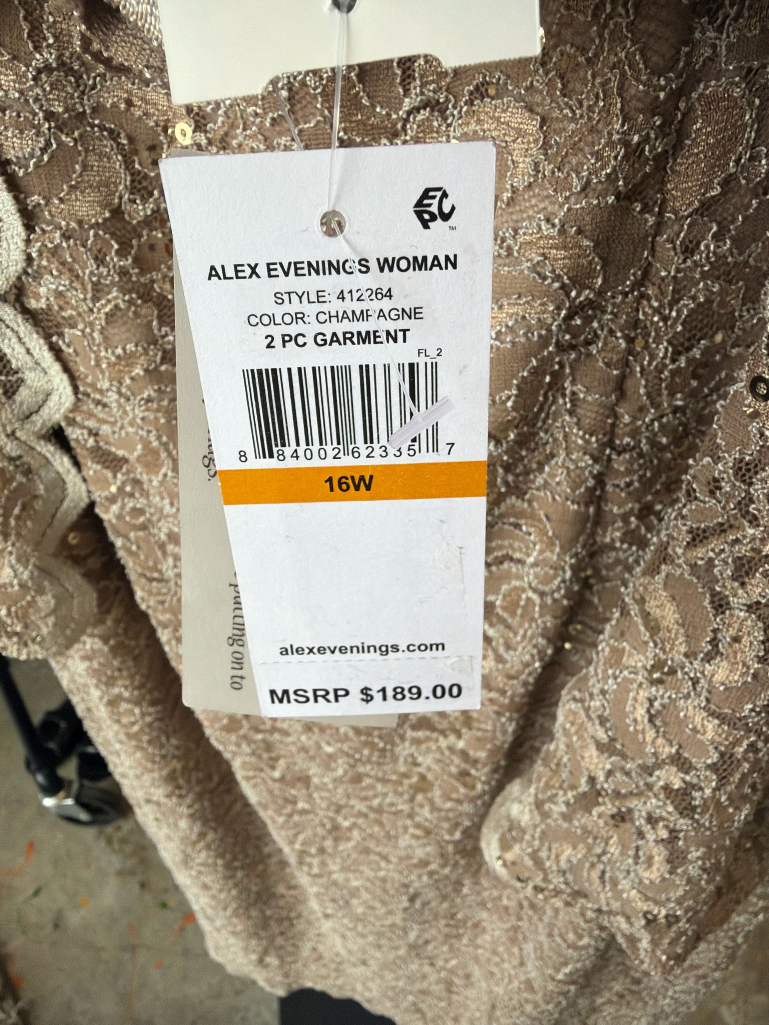 Alex Evenings Plus Dresses Size 16W Formal Wear