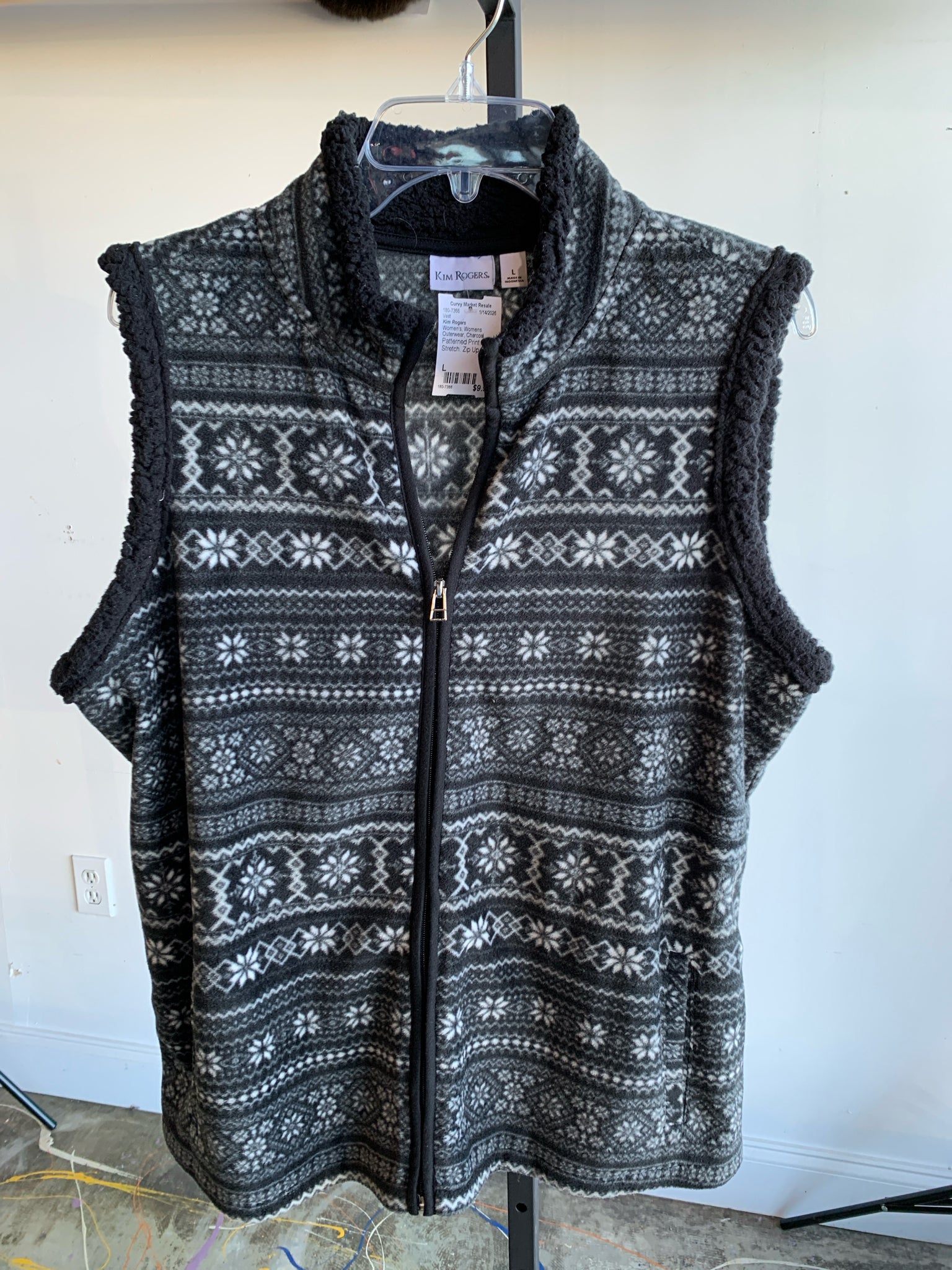 Kim Rogers Womens Outerwear Size L Vest