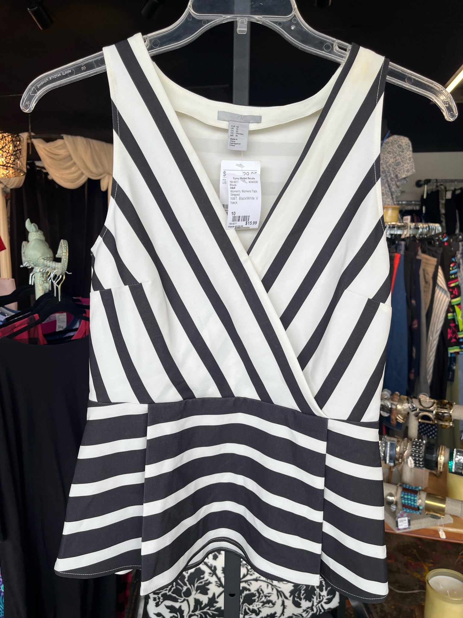 H&M Womens Tops Size 10 Blouse