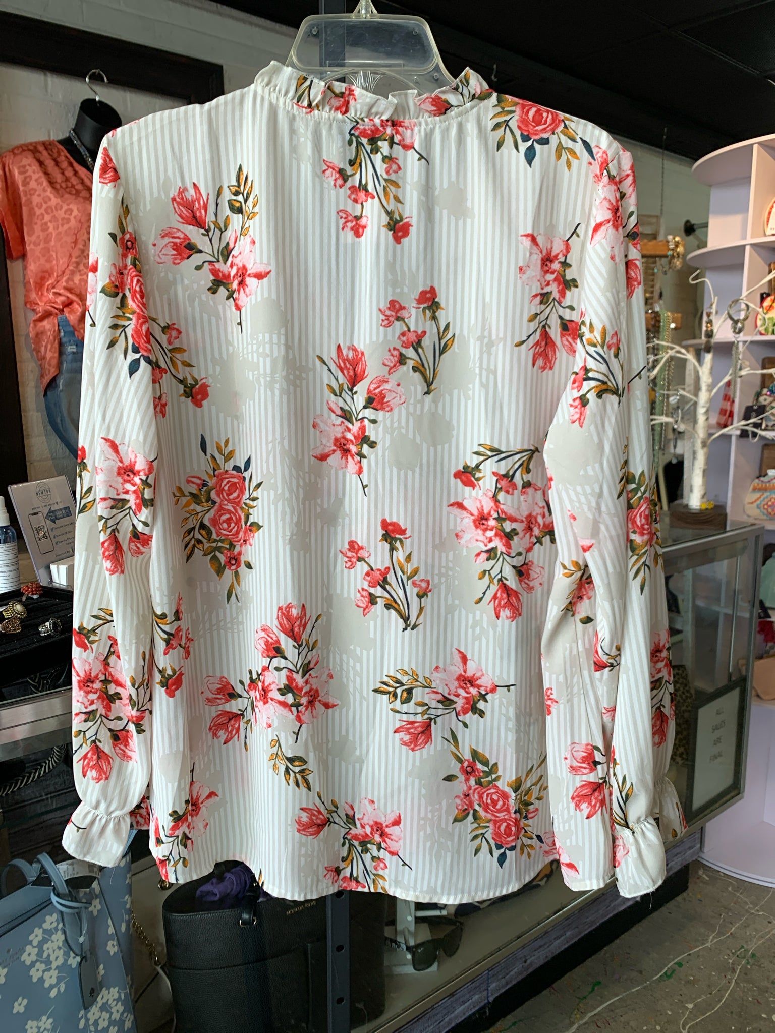 ROZ & ALI Womens Tops Size XL Blouse