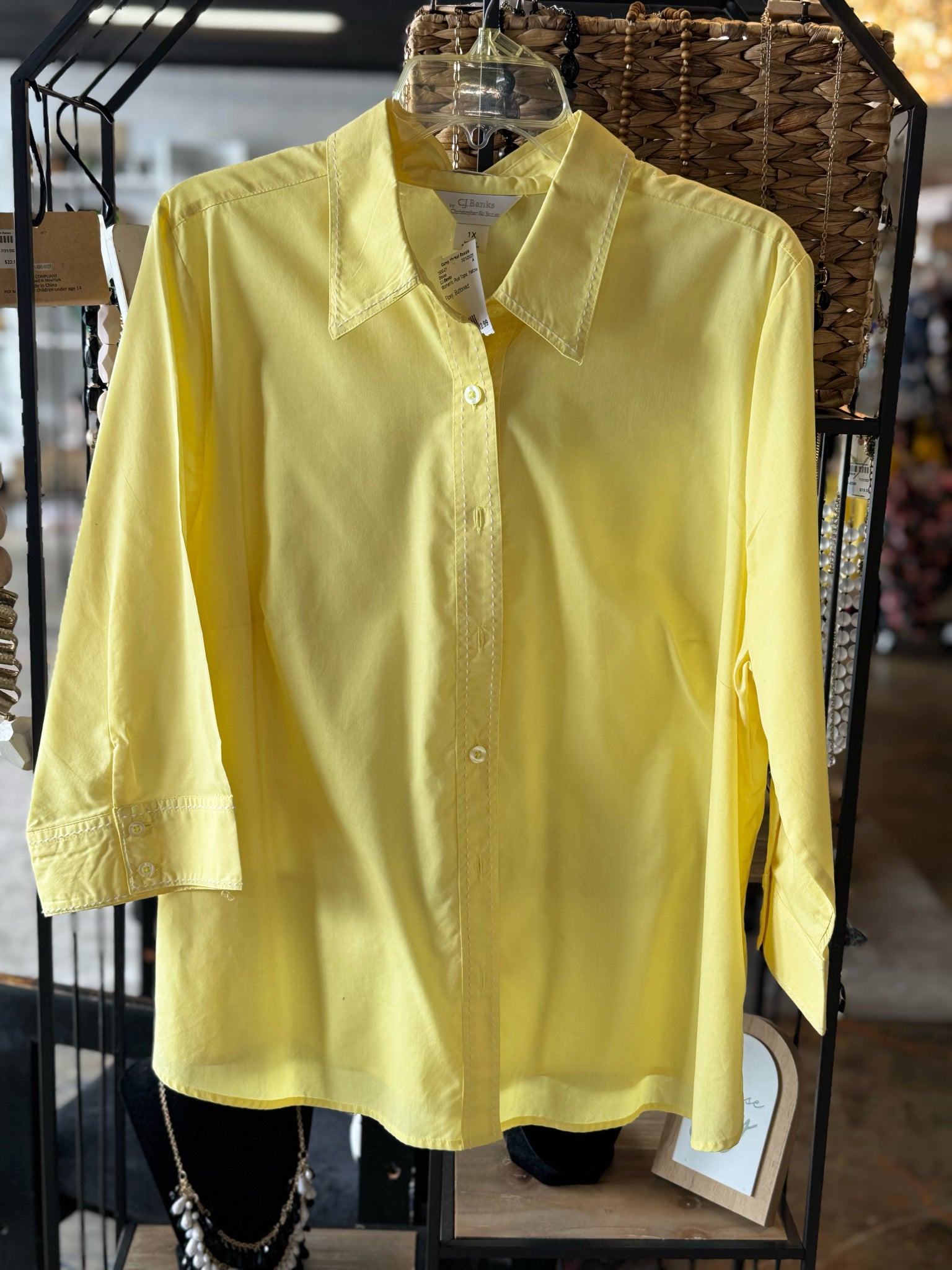 CJ Banks Plus Tops Size 1X Blouse