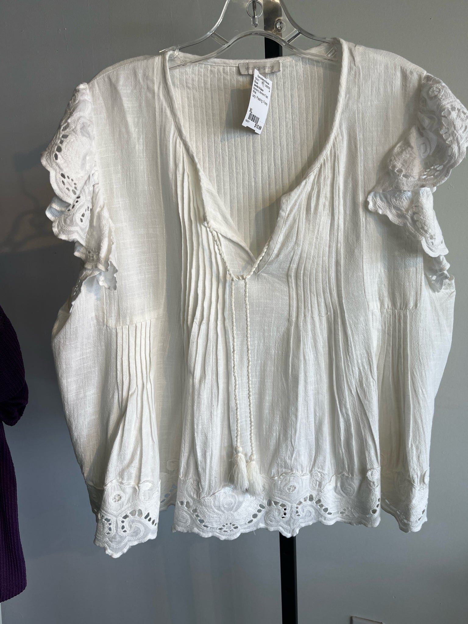 Jennifer & Grace Womens Tops Size XL Blouse