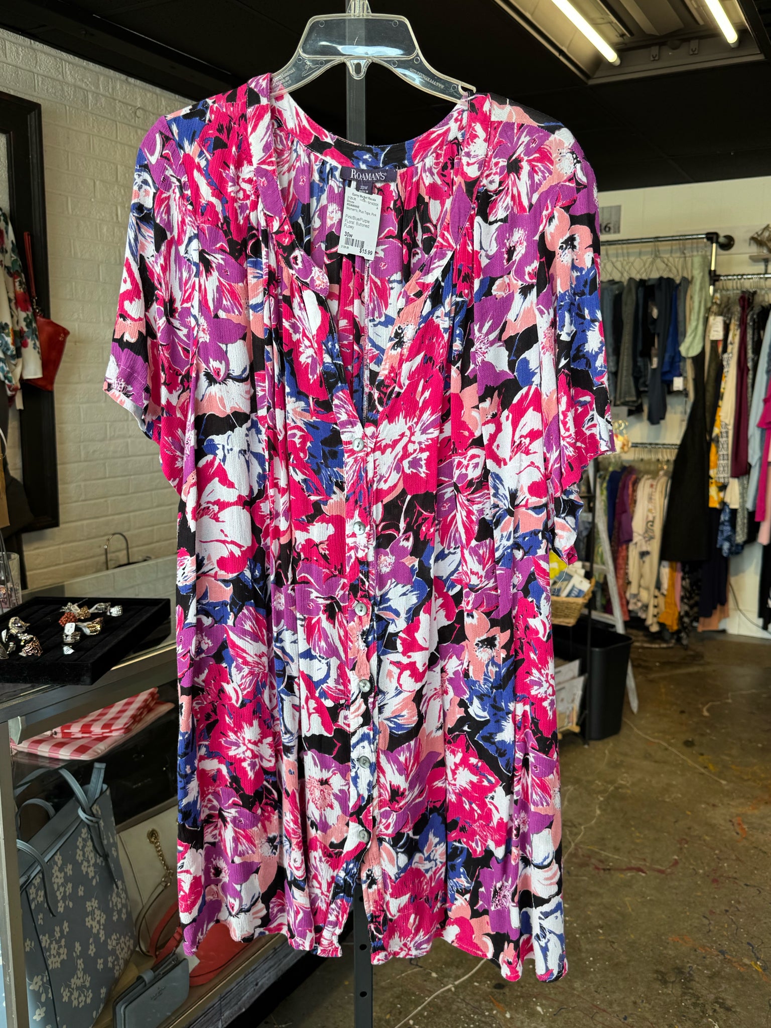 ROAMANS Plus Tops Size 30w Blouse