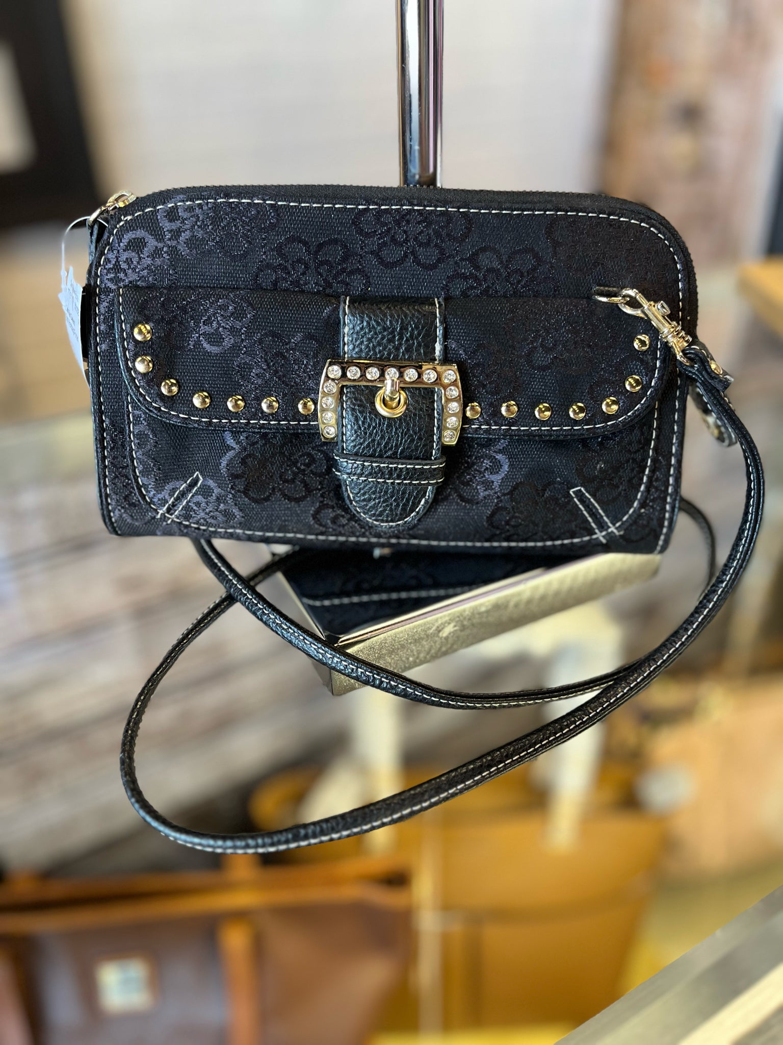 Kathy Van Zeeland Black Purse