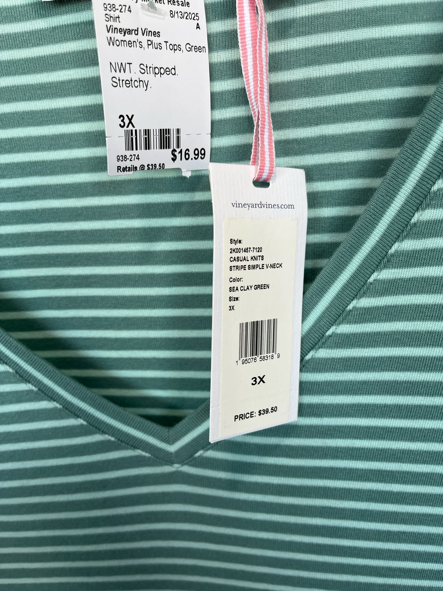 Vineyard Vines Plus Tops Size 3X Shirt