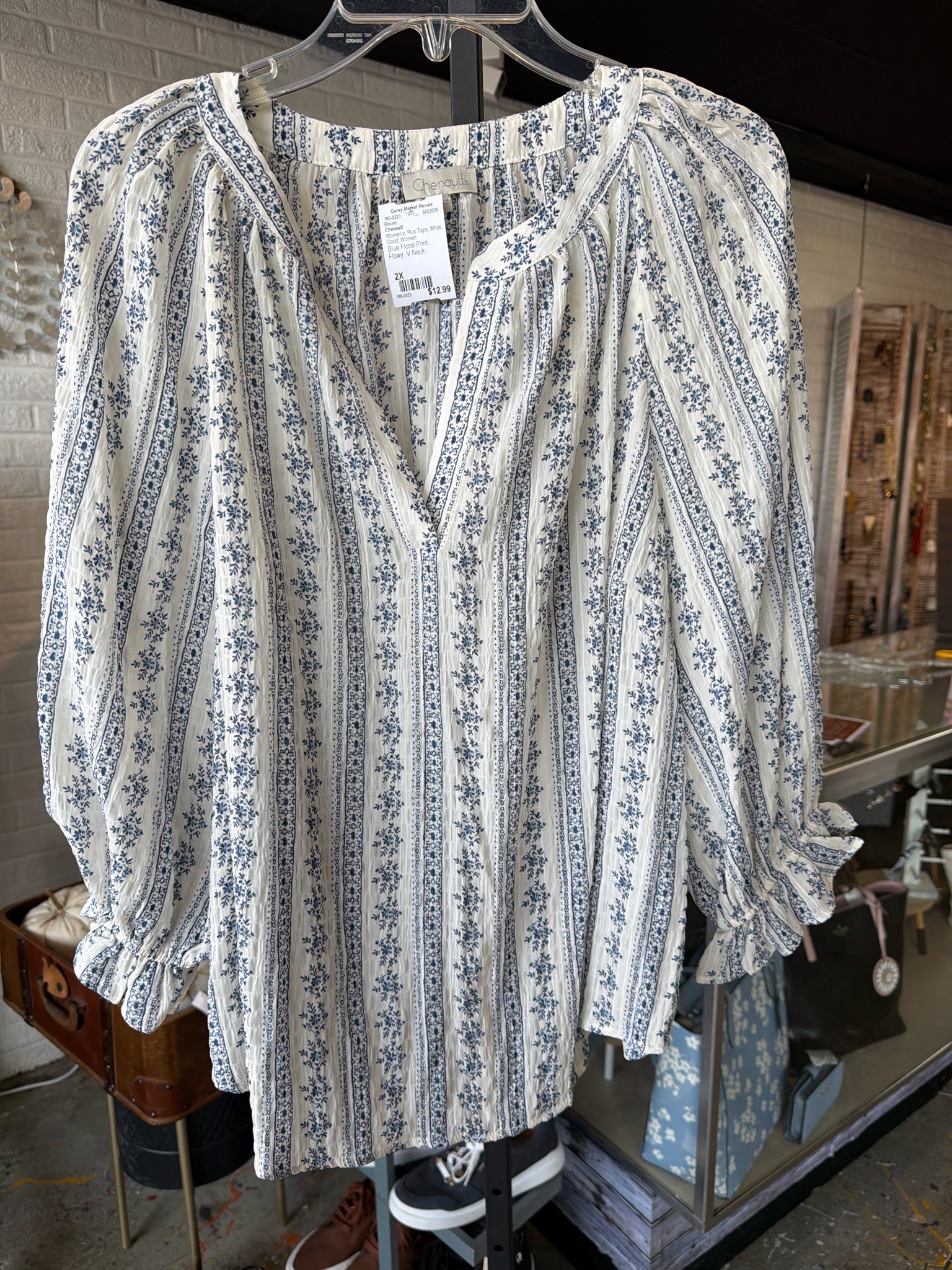 Chenault Plus Tops Size 2X Blouse