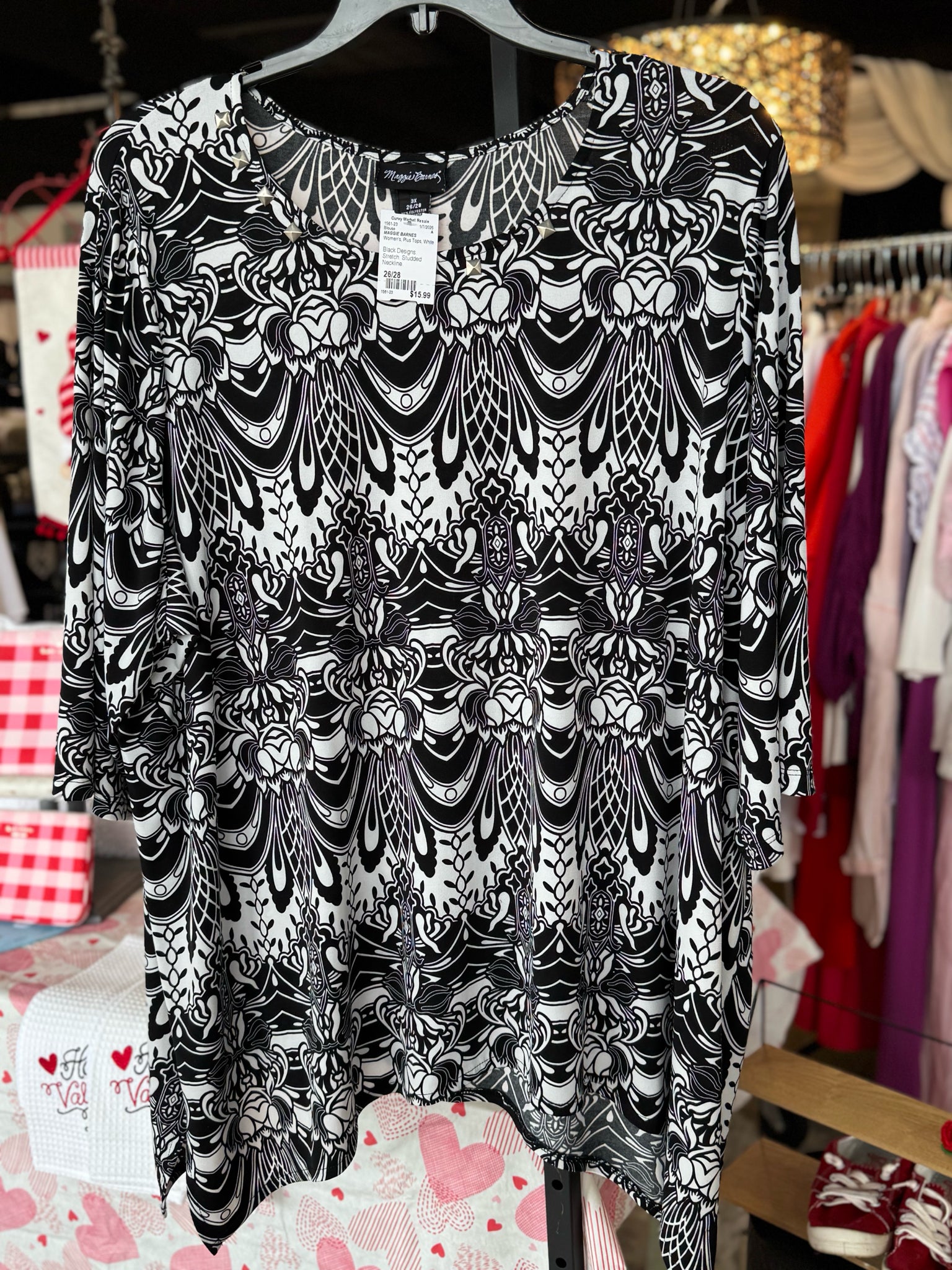 MAGGIE BARNES Plus Tops Size 26/28 Blouse