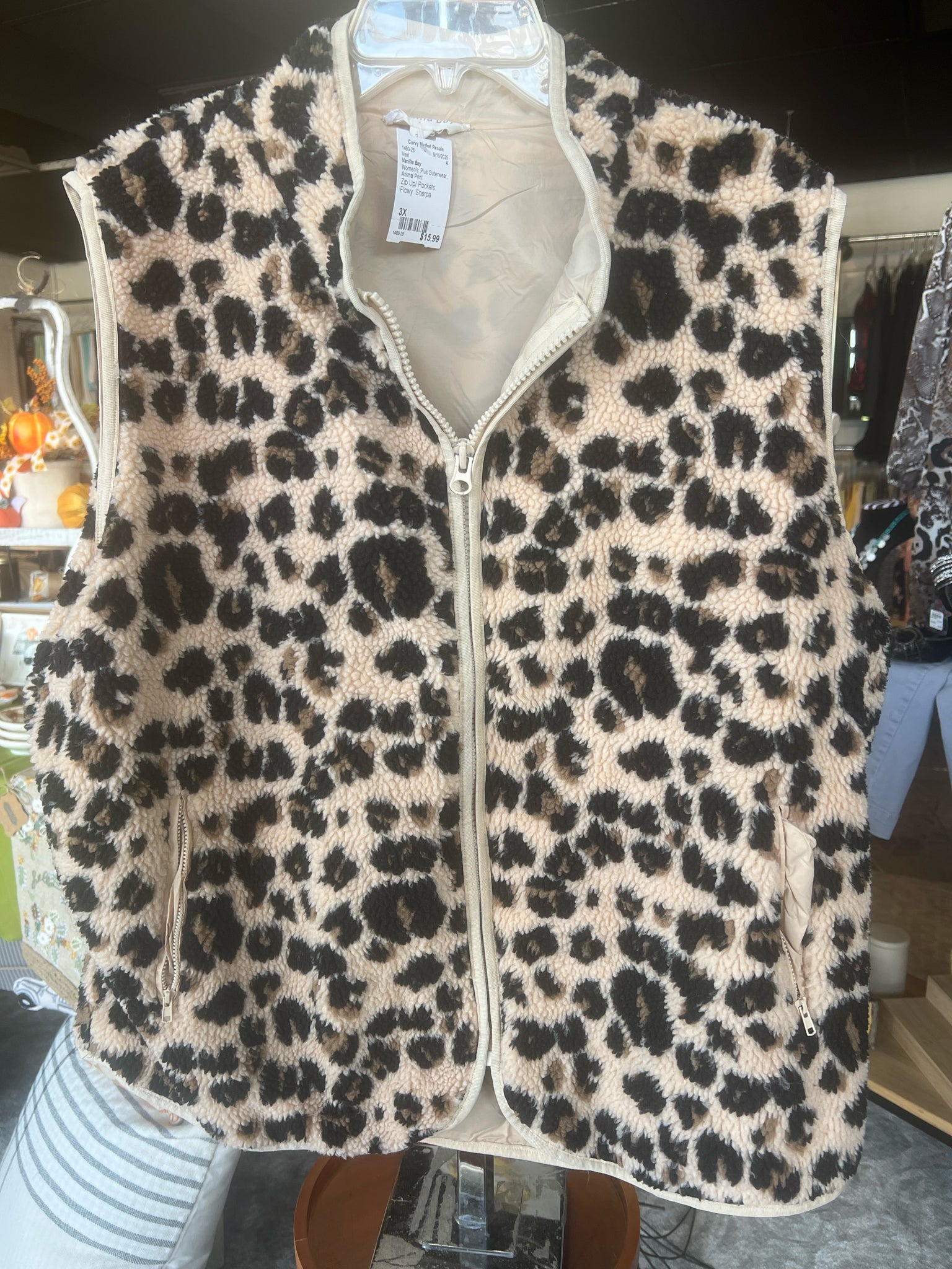 Vanilla Bay Plus Outerwear Size 3X Vest