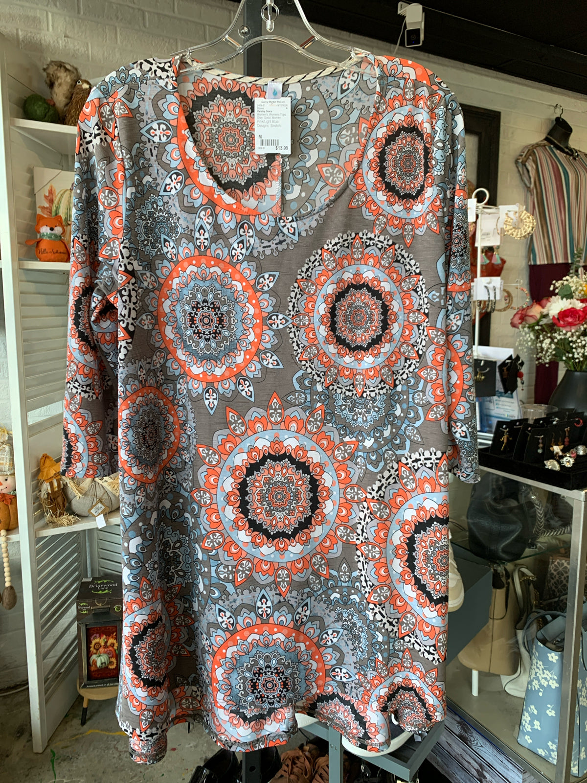 Paisley Grace Womens Tops Size M Blouse