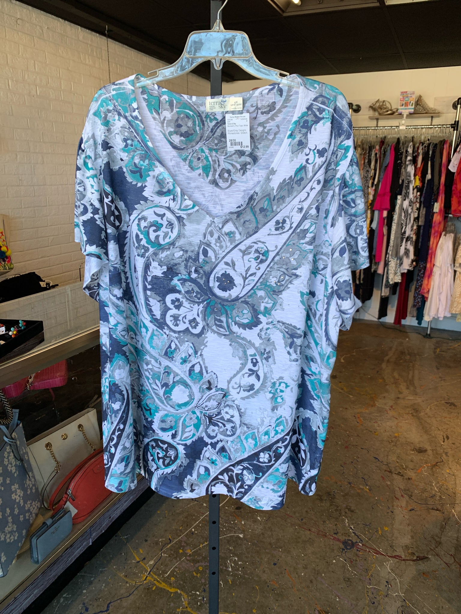 Terra & Sky Plus Tops Size 28/30 Shirt