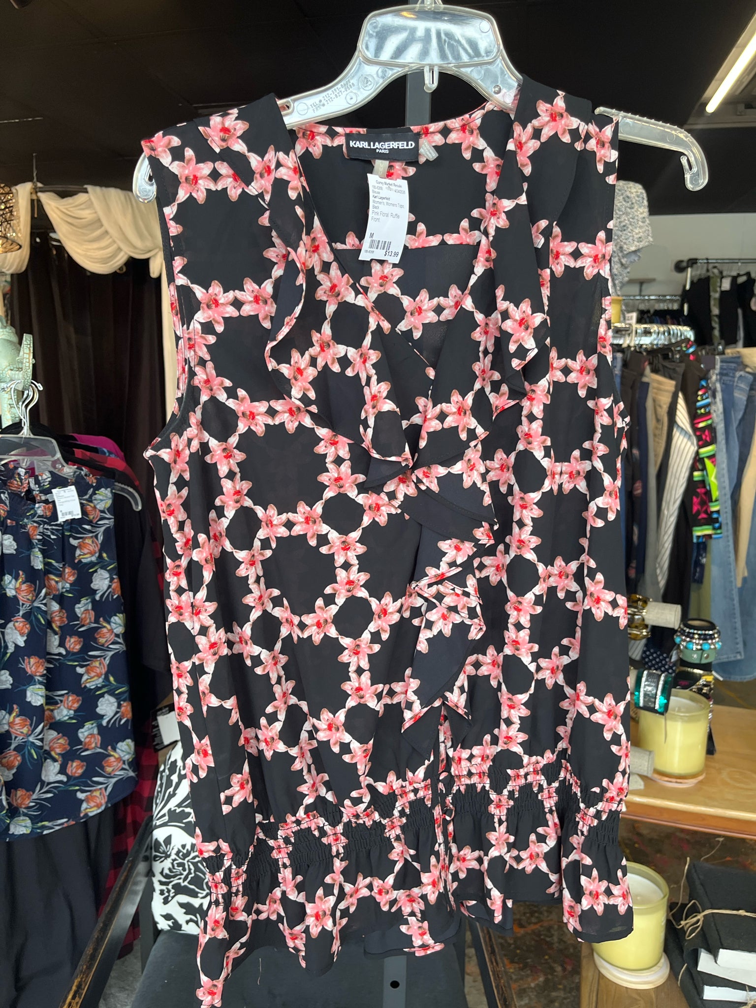 Karl Lagerfeld Womens Tops Size M Blouse