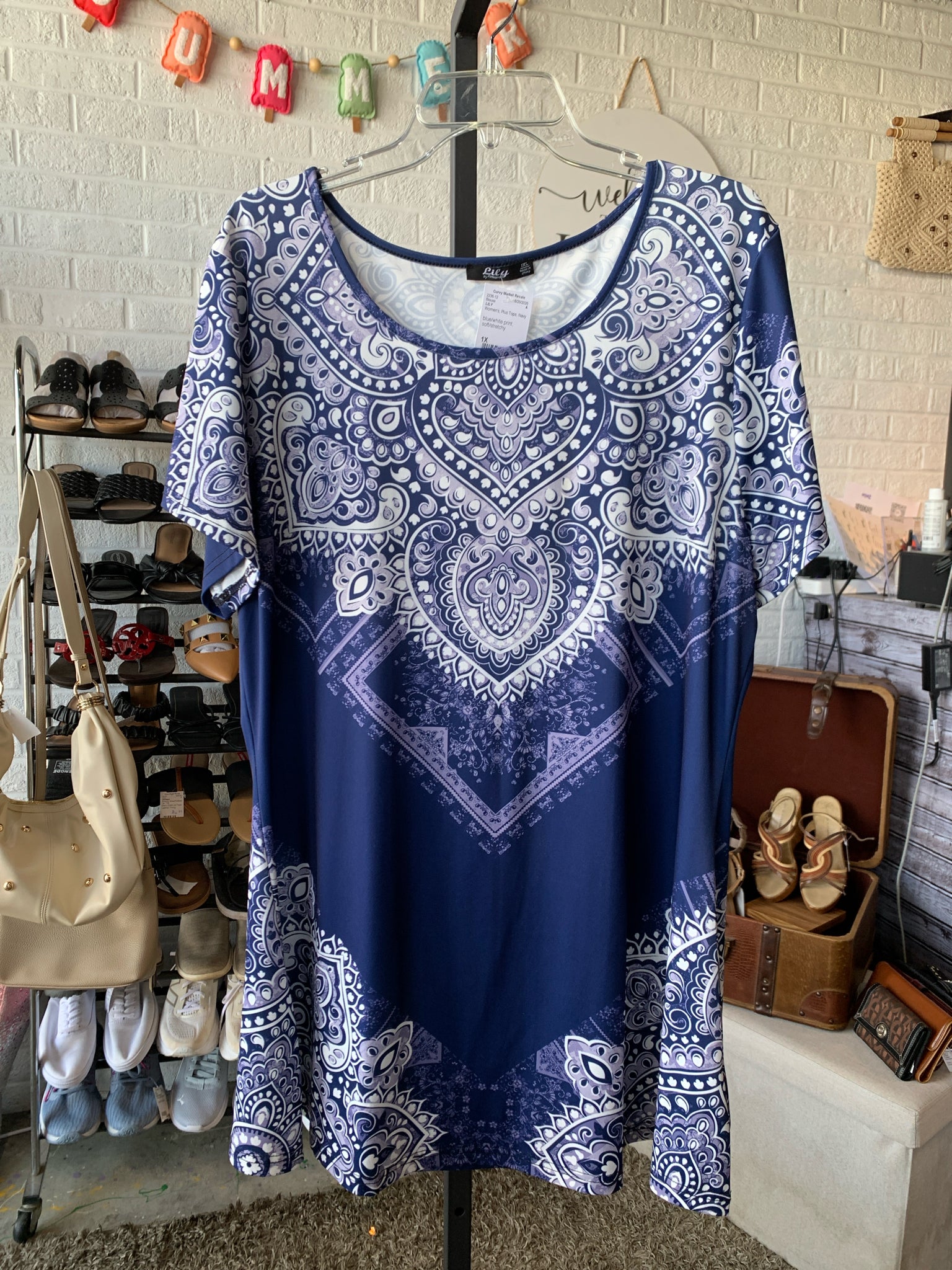 LILY Plus Tops Size 1X Blouse