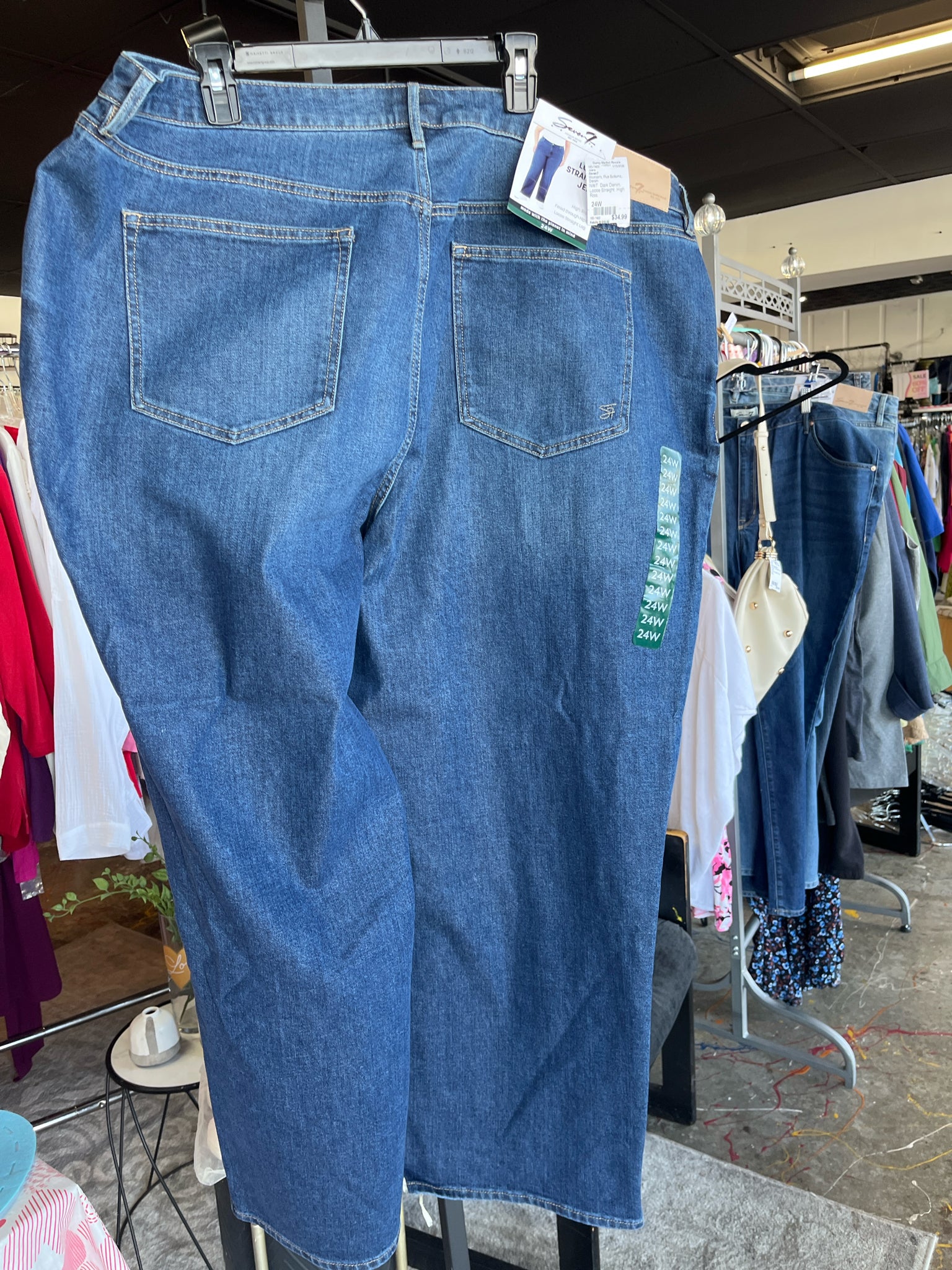 Seven7 Plus Bottoms Size 24W Jeans