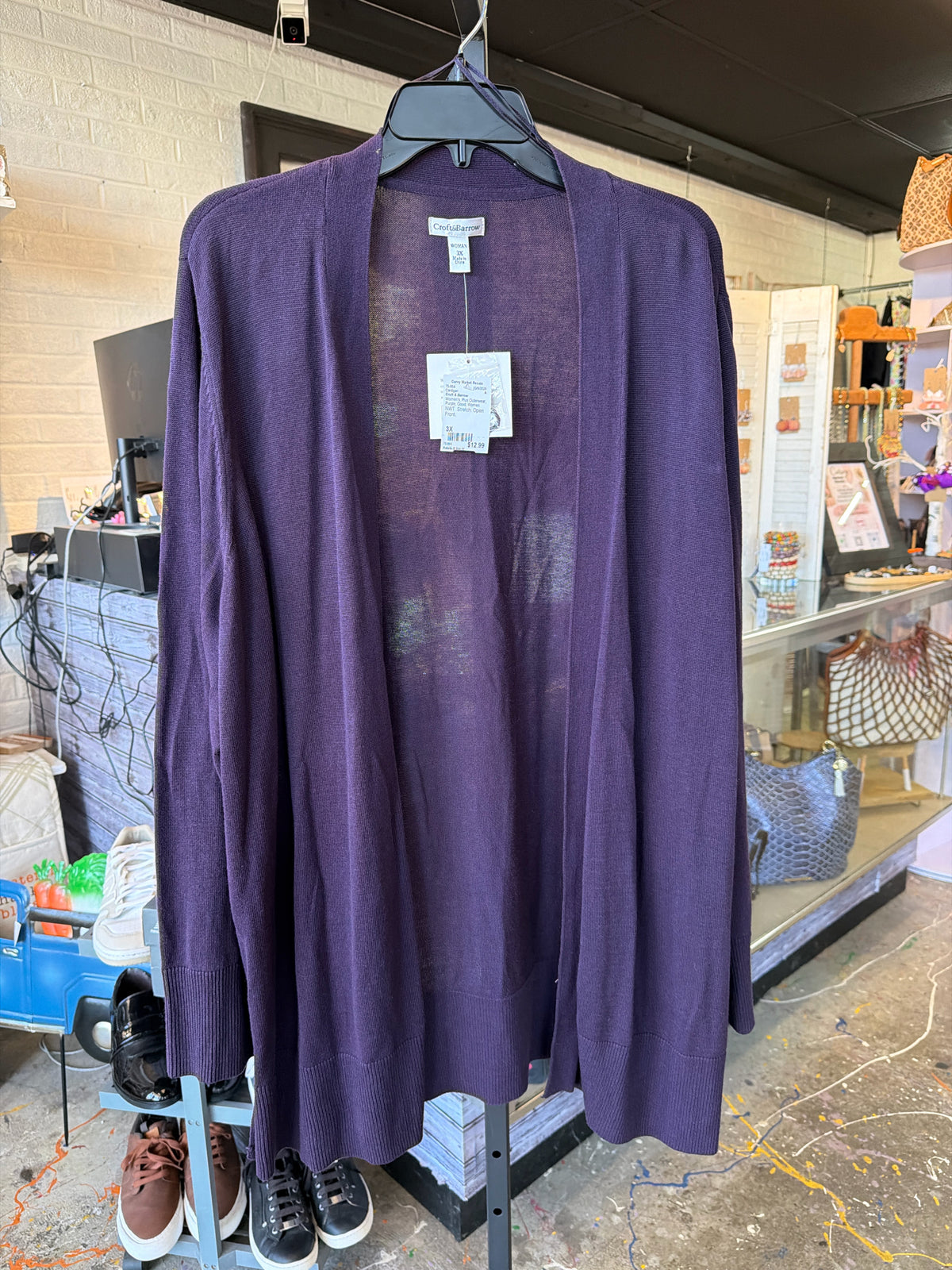 Croft & Barrow Plus Outerwear Size 3X Cardigan