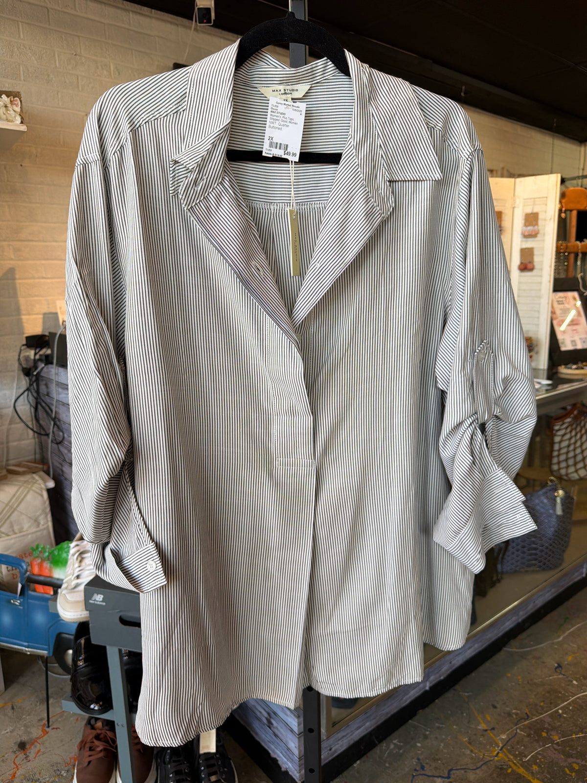 MAX STUDIO Plus Tops Size 2X Blouse