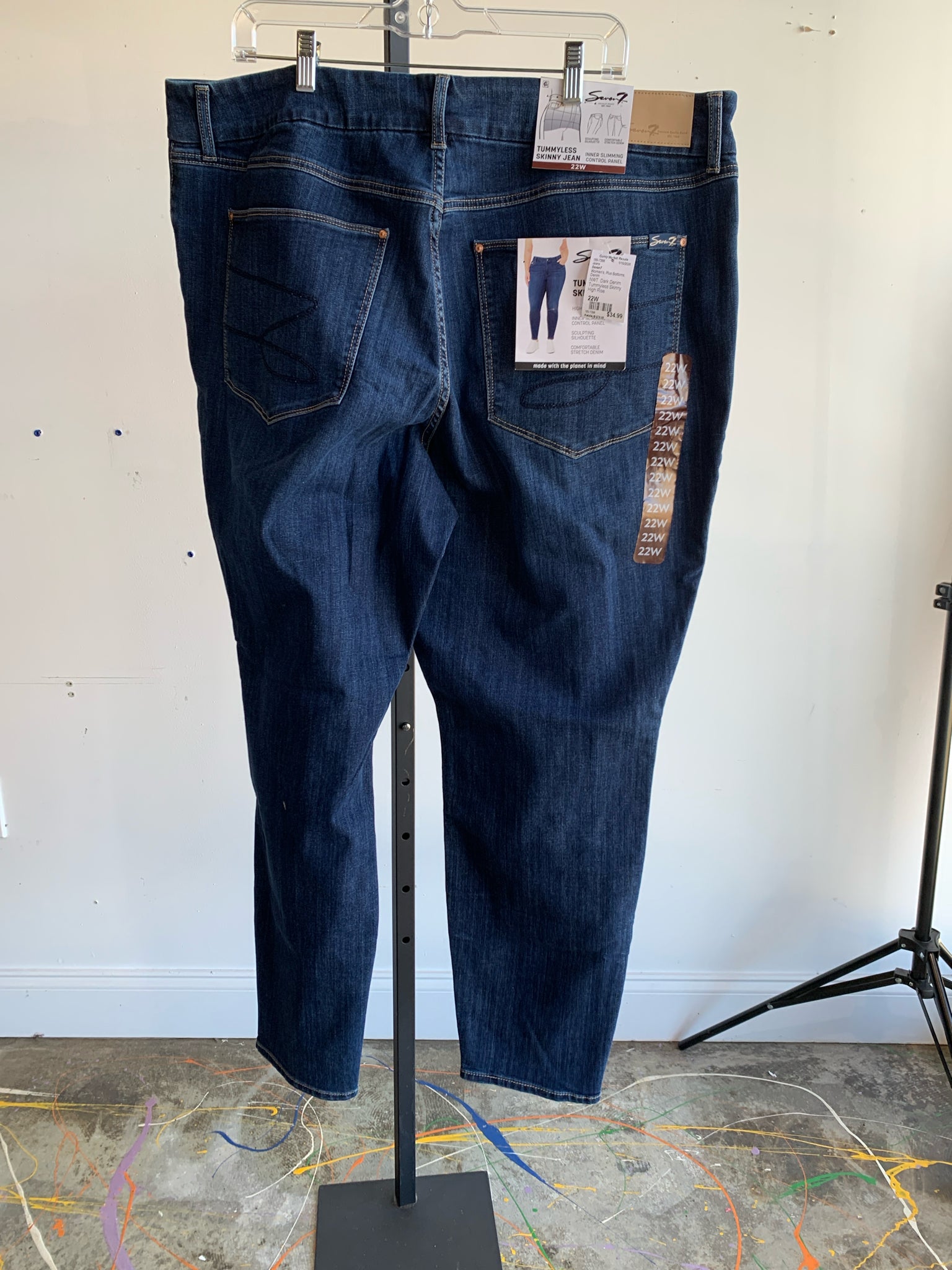 Seven7 Plus Bottoms Size 22W Jeans
