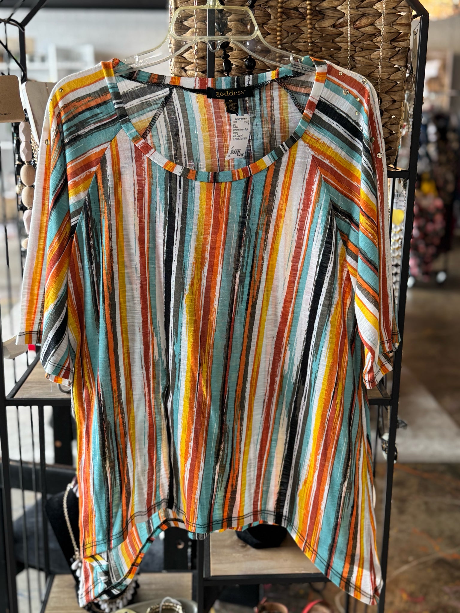 Goddess Womens Tops Size XL Shirt