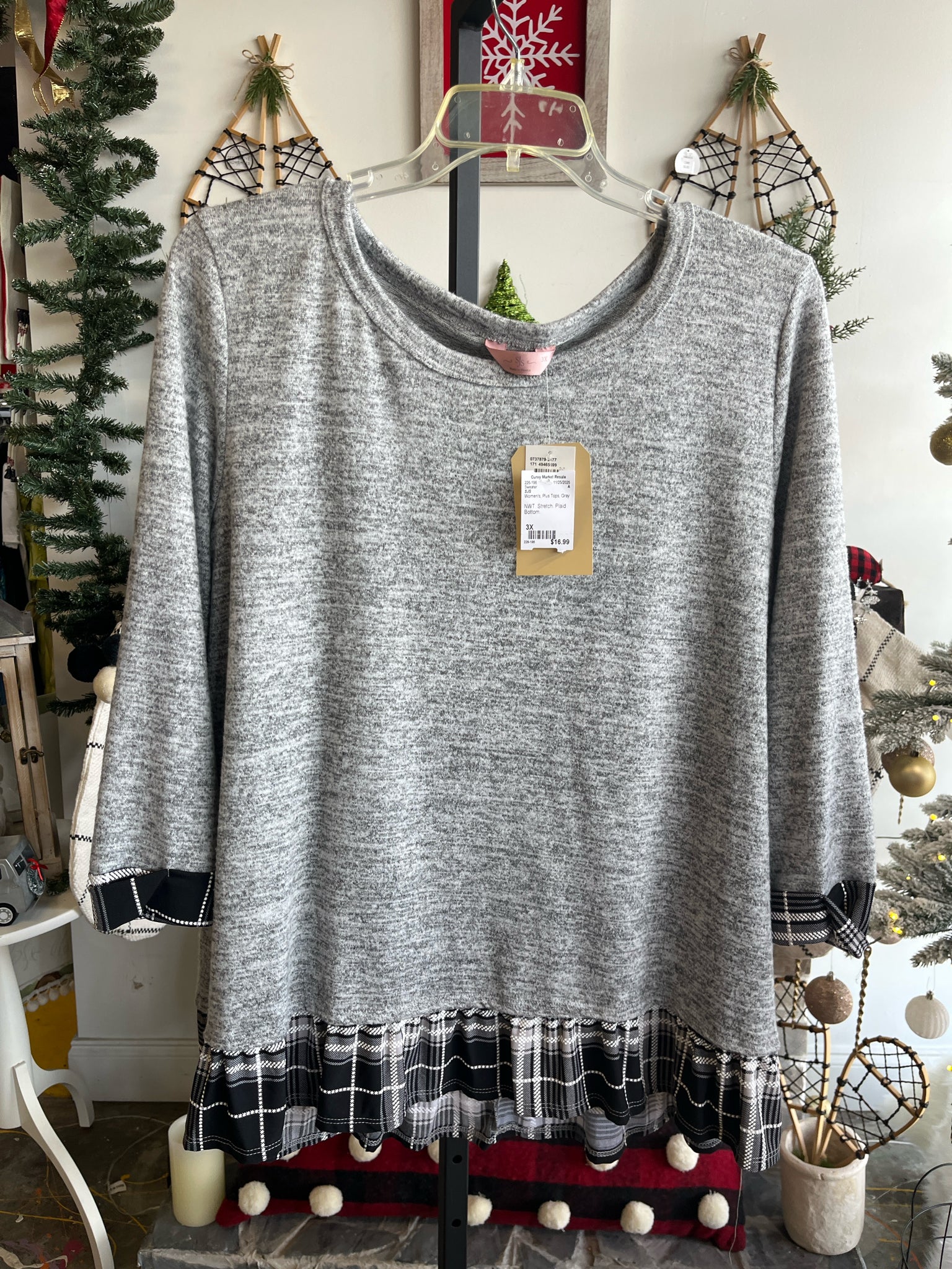 SJS Plus Tops Size 3X Sweater
