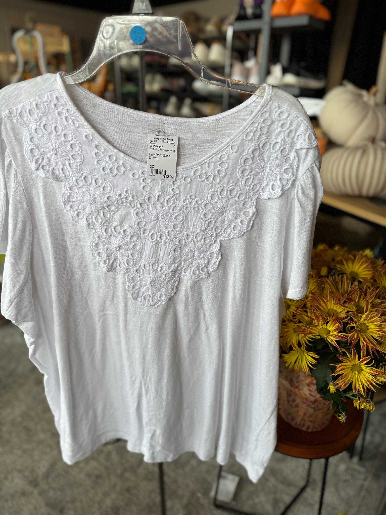 ST JOHN BAY Plus Tops Size 2X Blouse