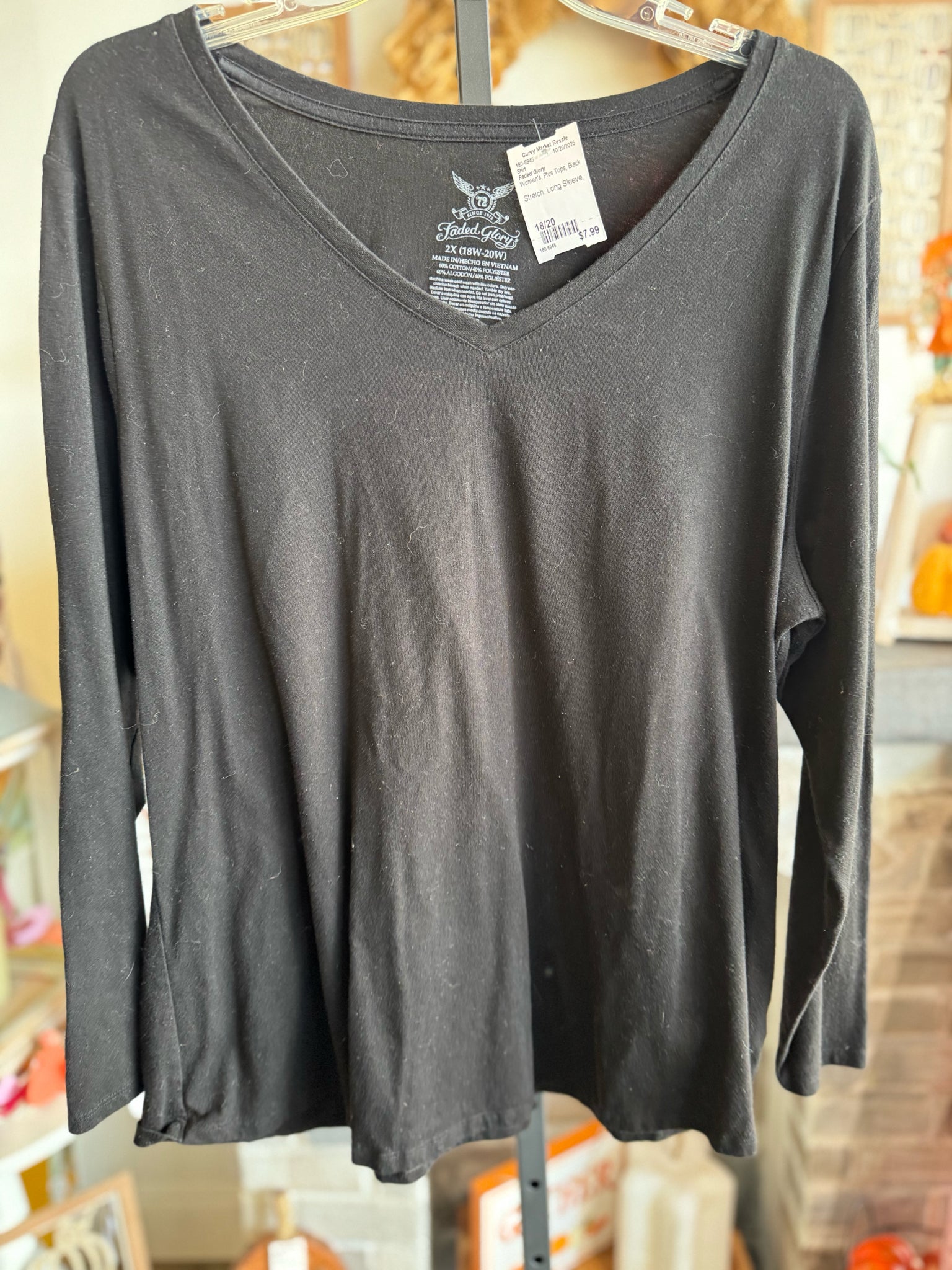 Faded Glory Plus Tops Size 18/20 Shirt