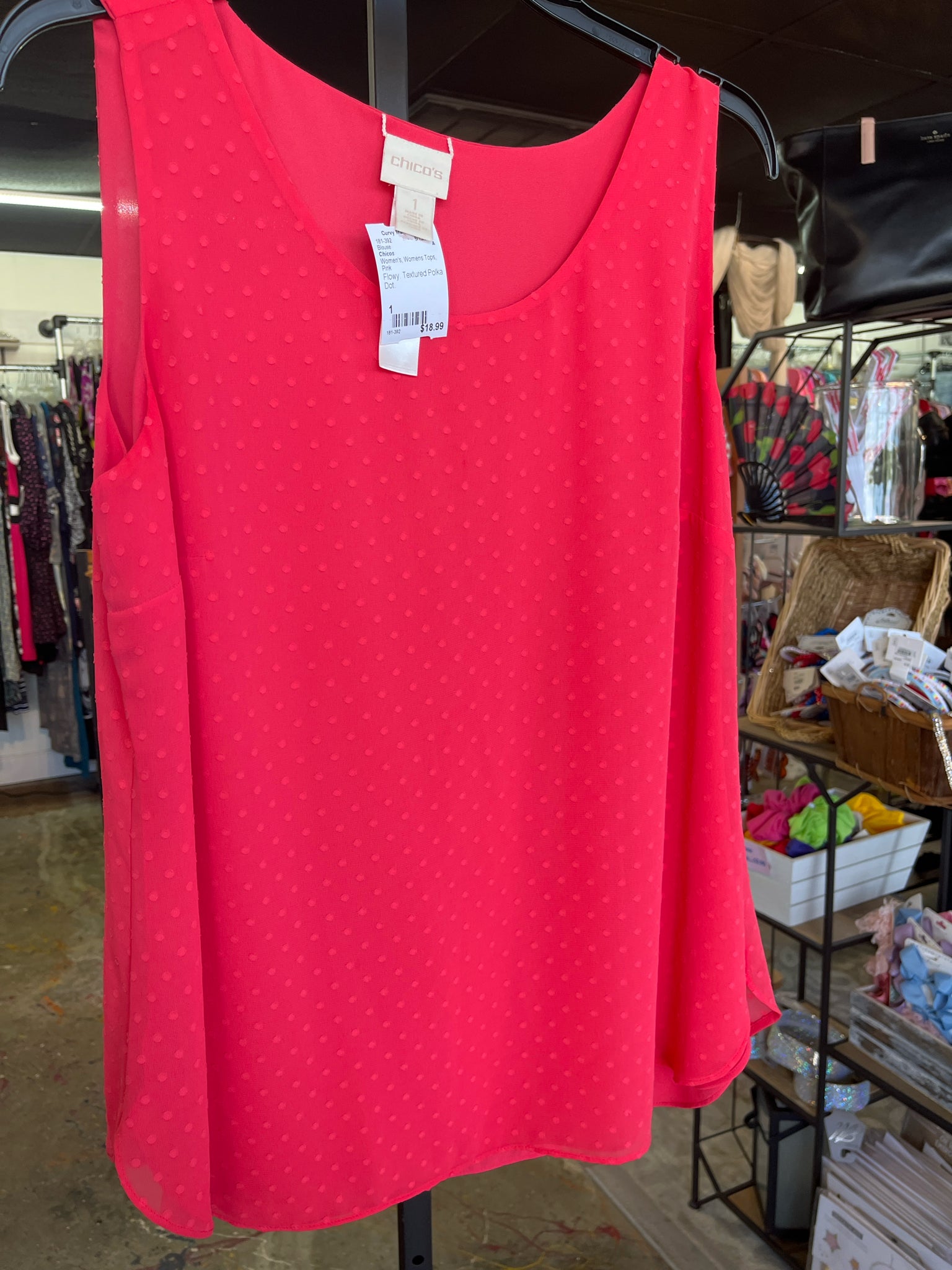 Chicos Womens Tops Size 1 Blouse