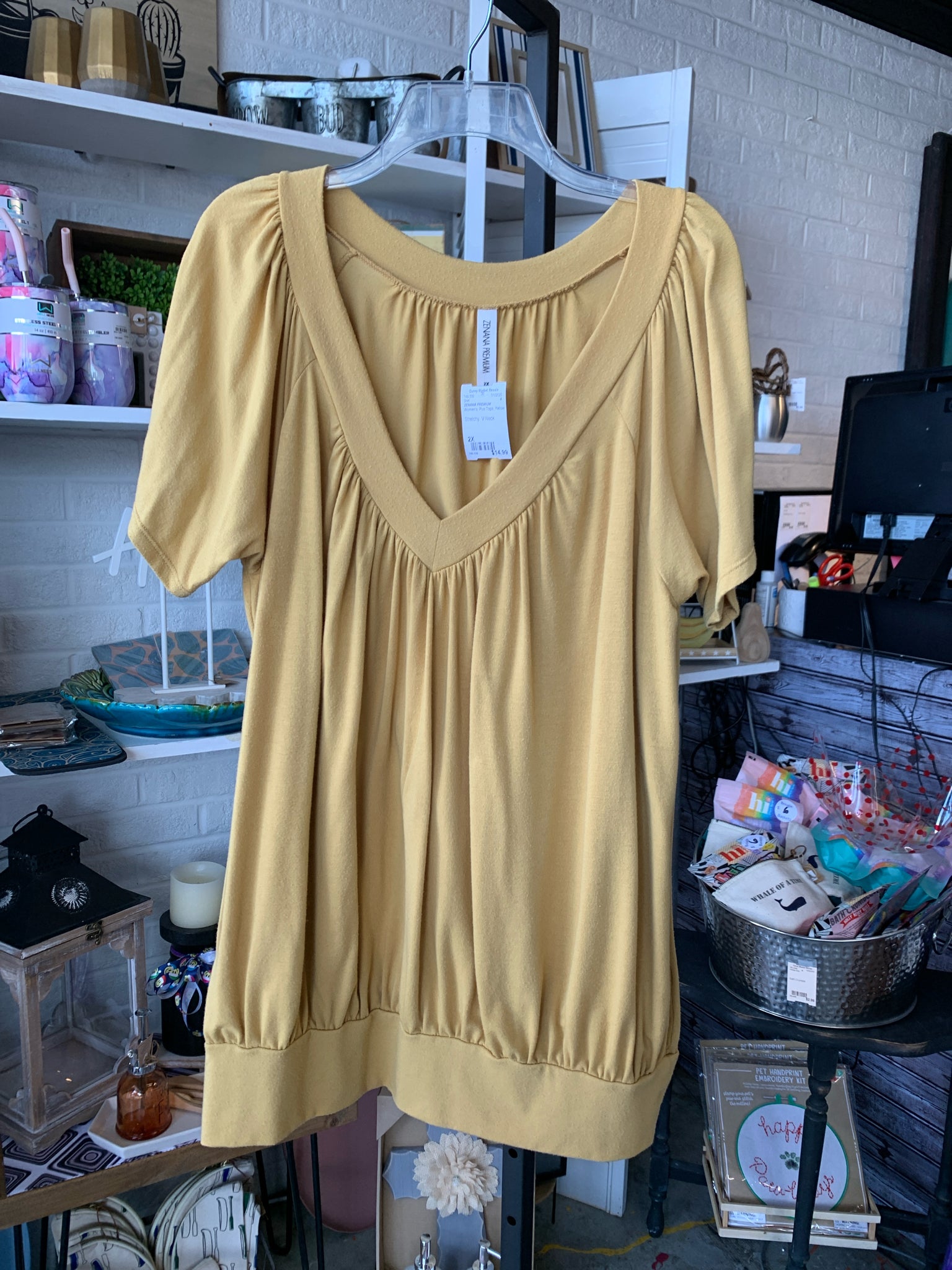 ZENANA PREMIUM Plus Tops Size 2X Shirt