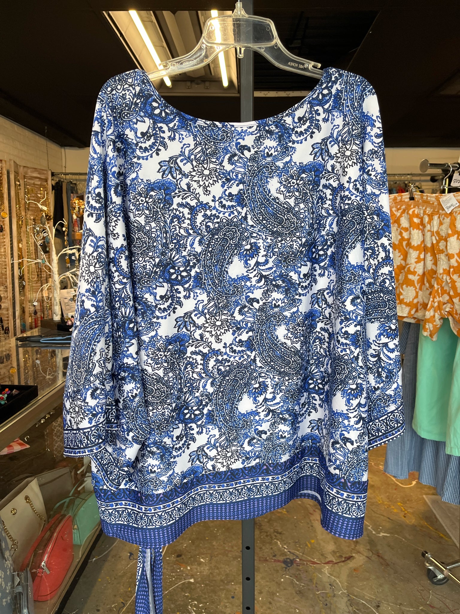 Perseption Women Womens Tops Size 3X Blouse