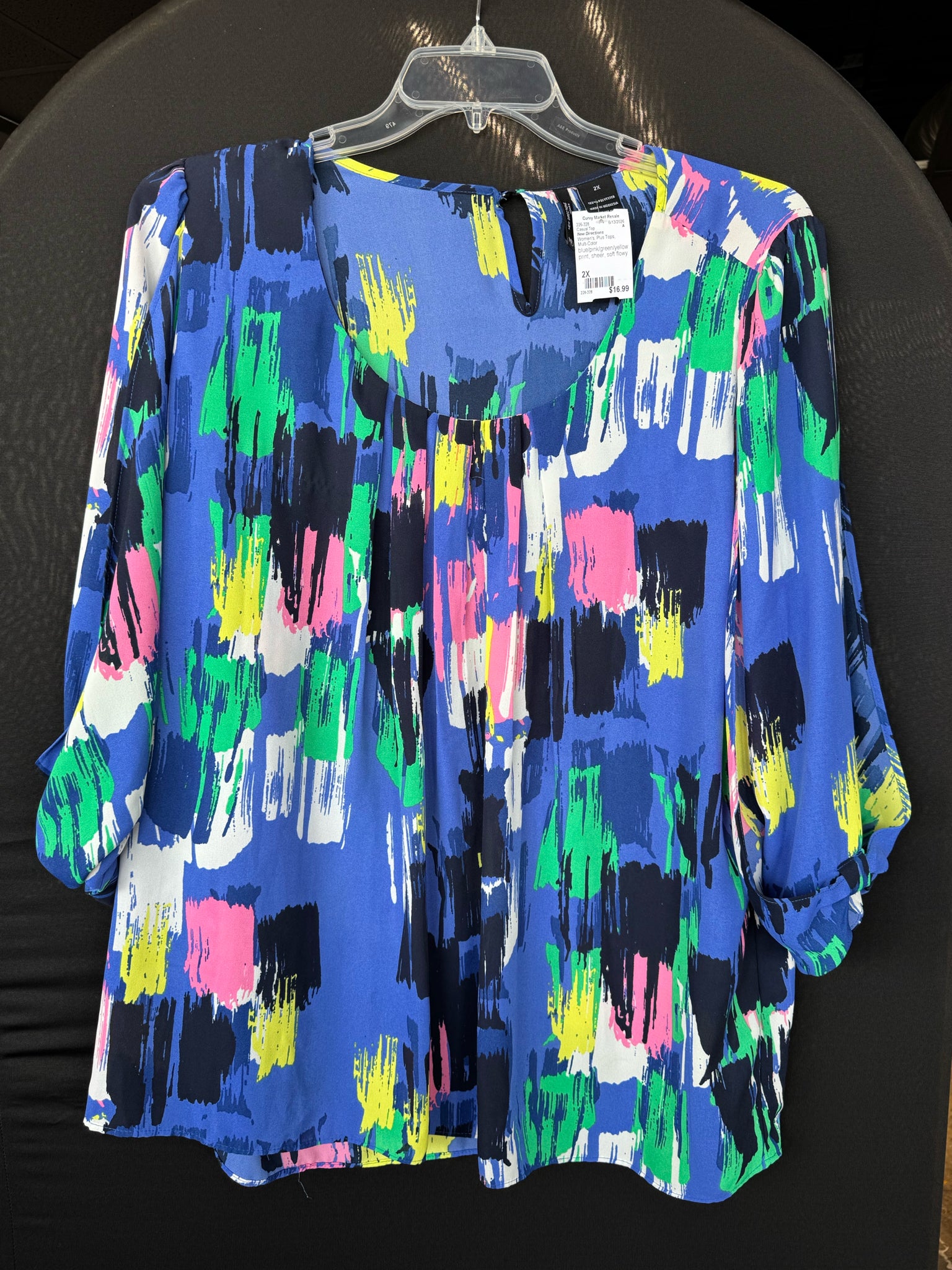 New Directions Plus Tops Size 2X Casual Top