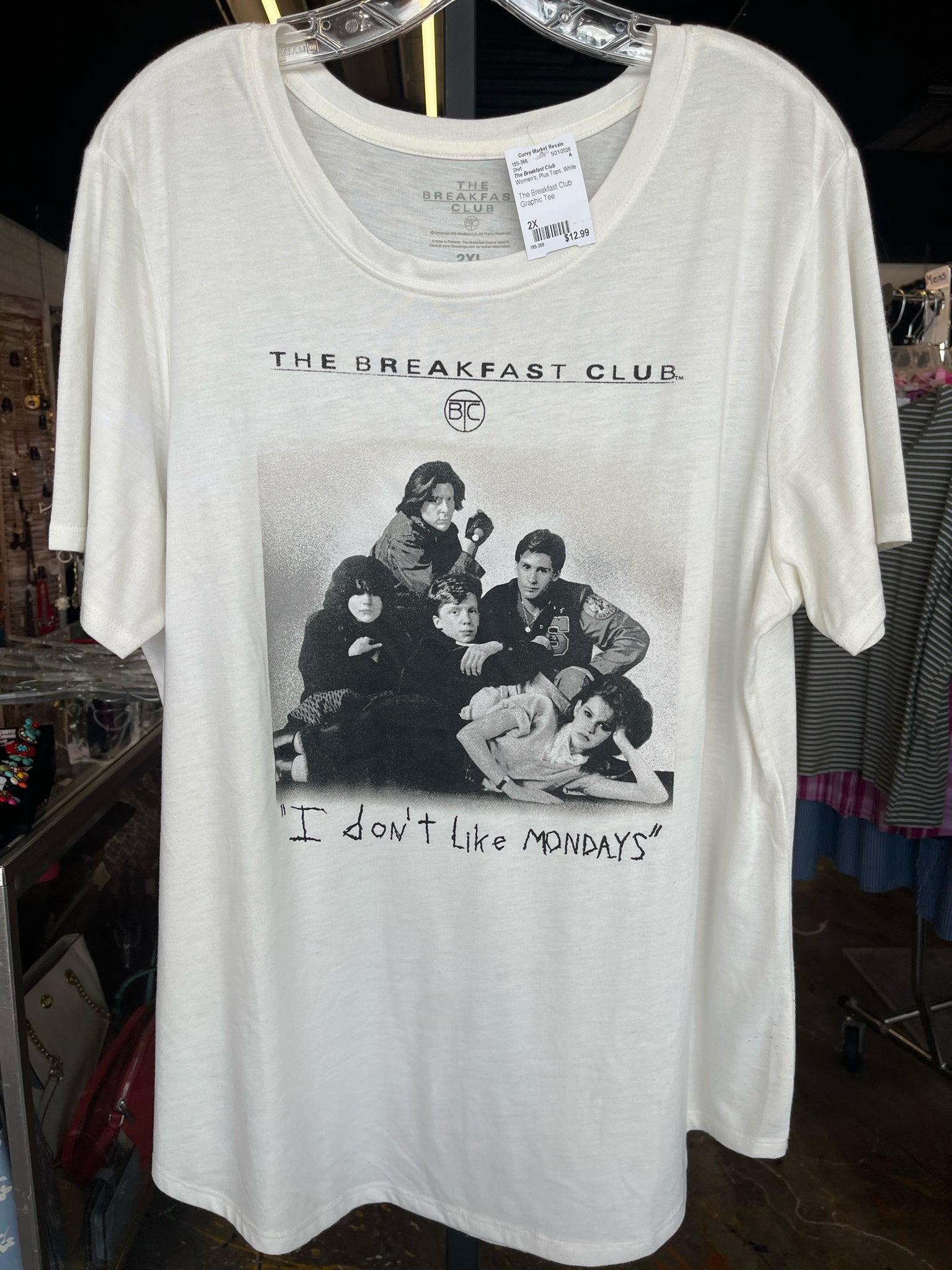 The Breakfast Club Plus Tops Size 2X Shirt