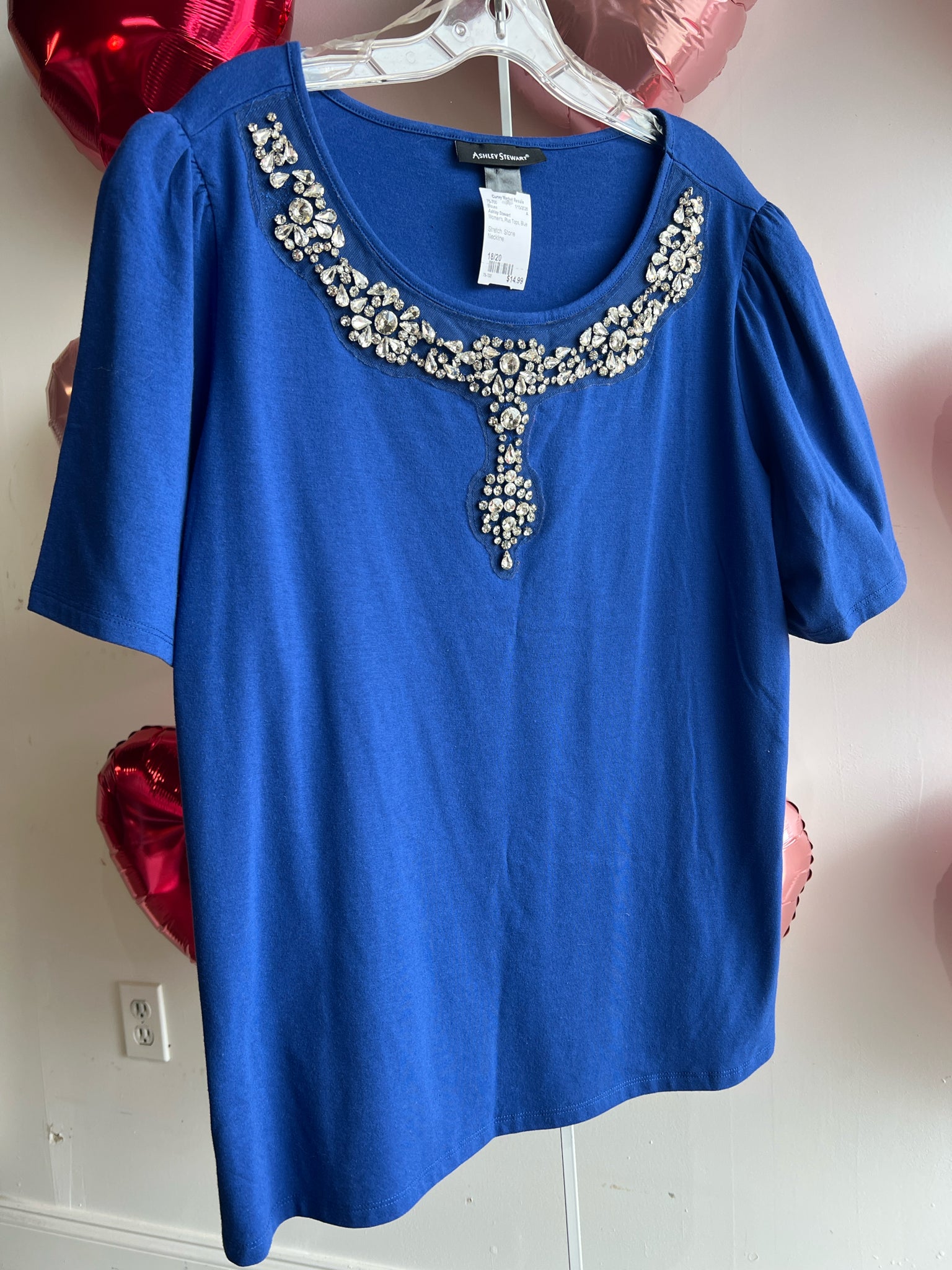 Ashley Stewart Plus Tops Size 18/20 Blouse