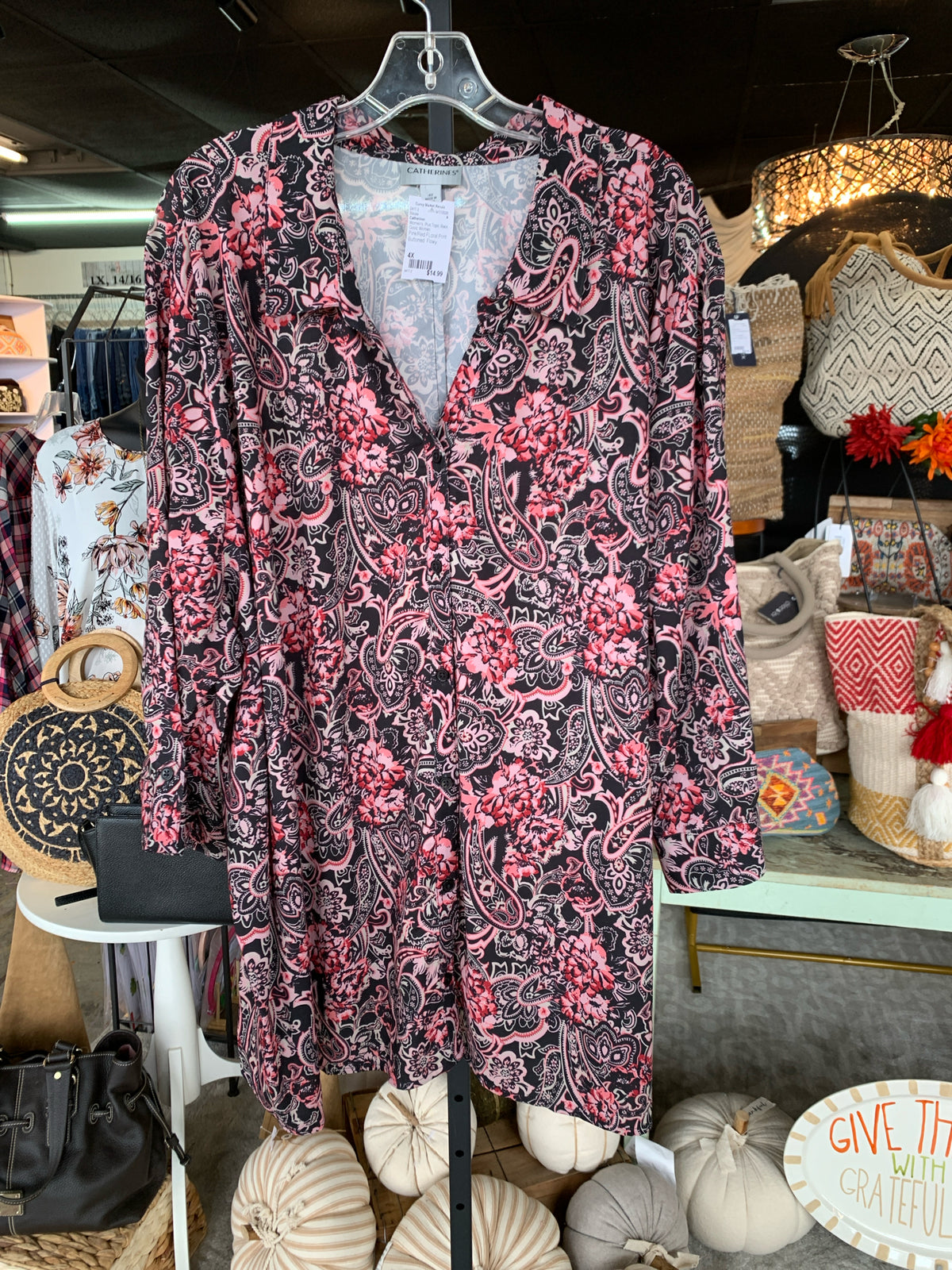Catherines Plus Tops Size 4X Blouse