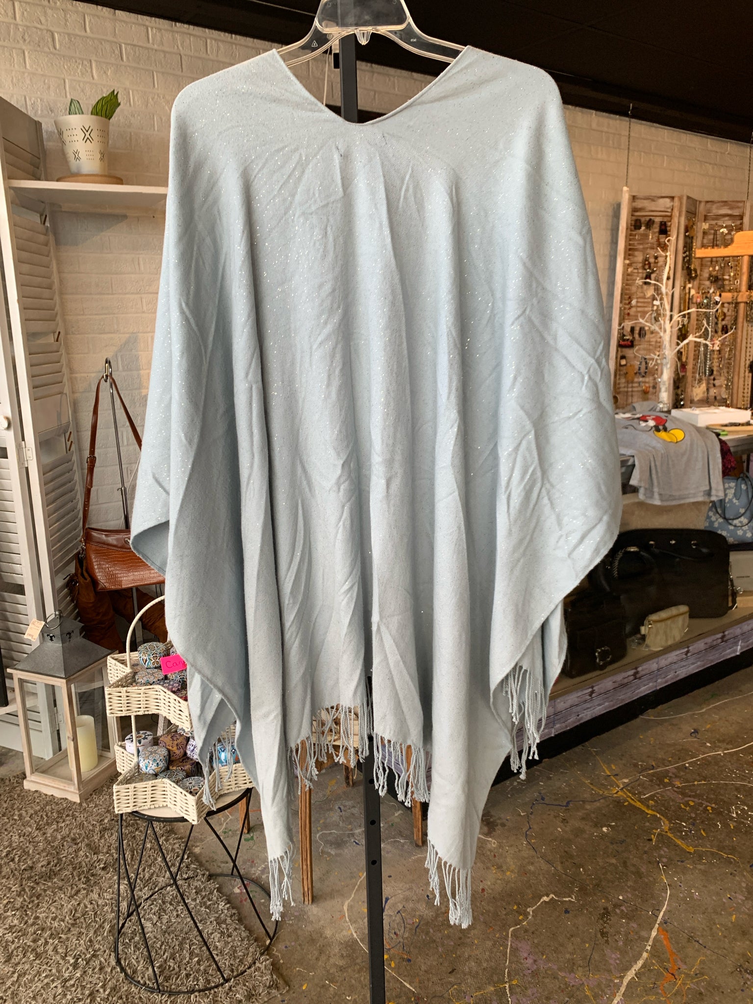 Adrienne Vittadini Light Blue Shawl