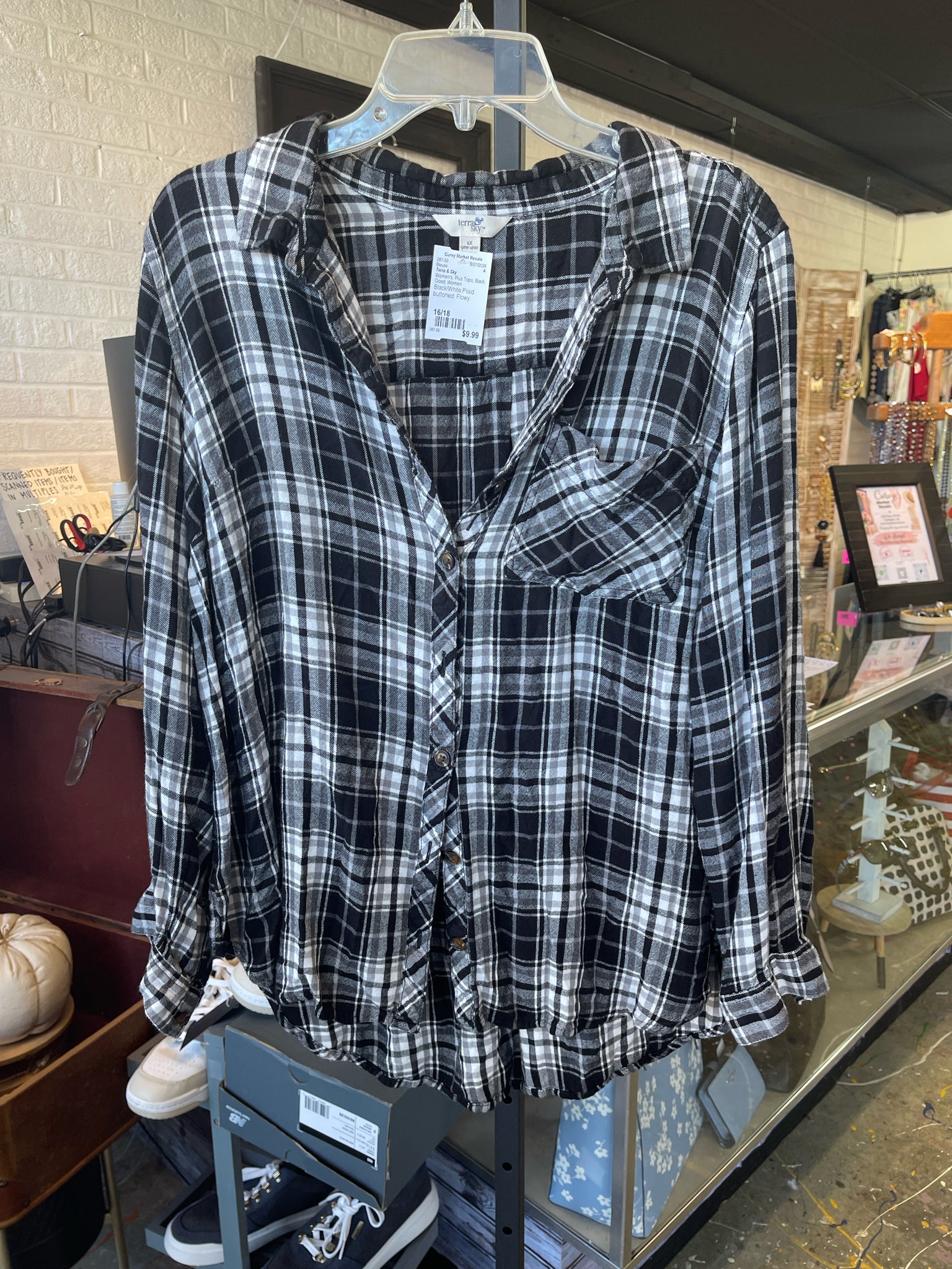 Terra & Sky Plus Tops Size 16/18 Blouse