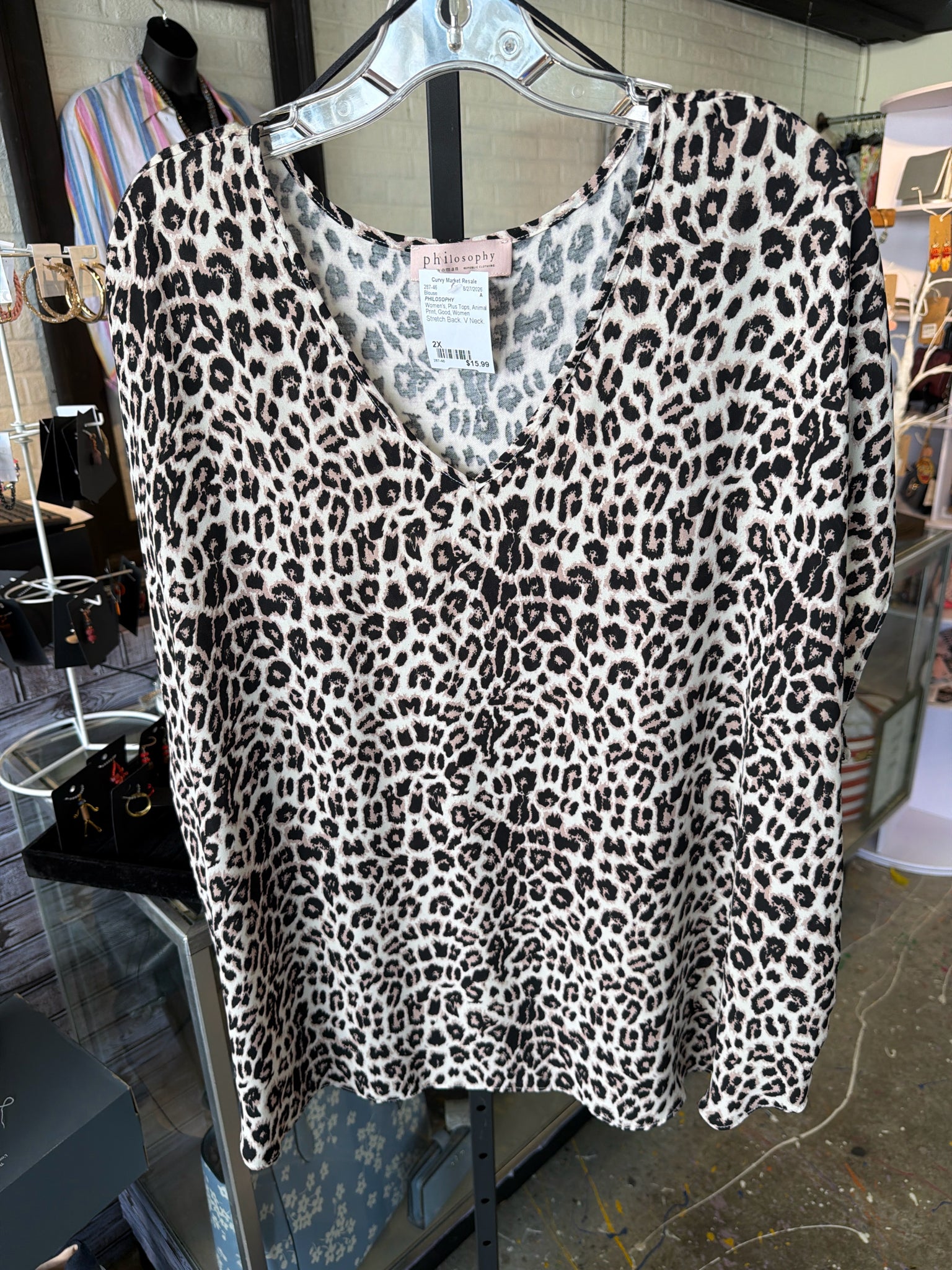 PHILOSOPHY Plus Tops Size 2X Blouse