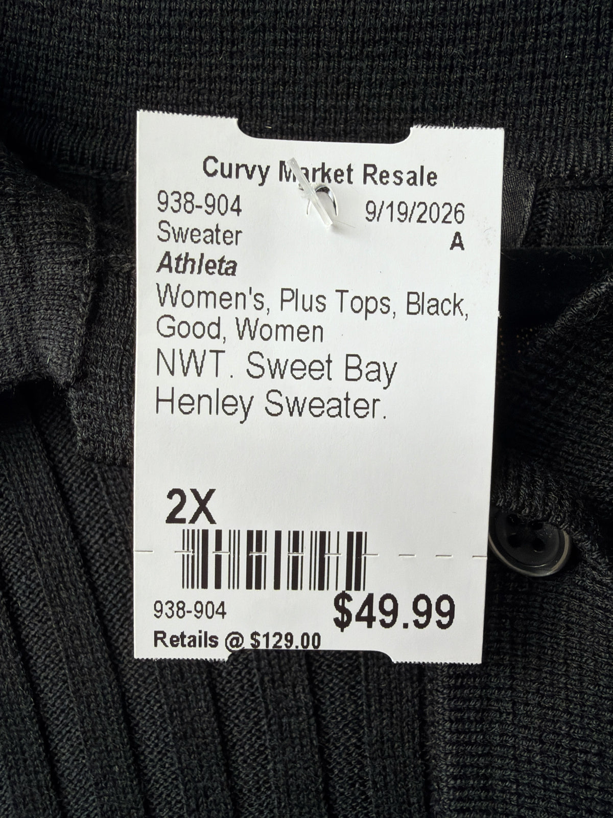 Athleta Plus Tops Size 2X Sweater