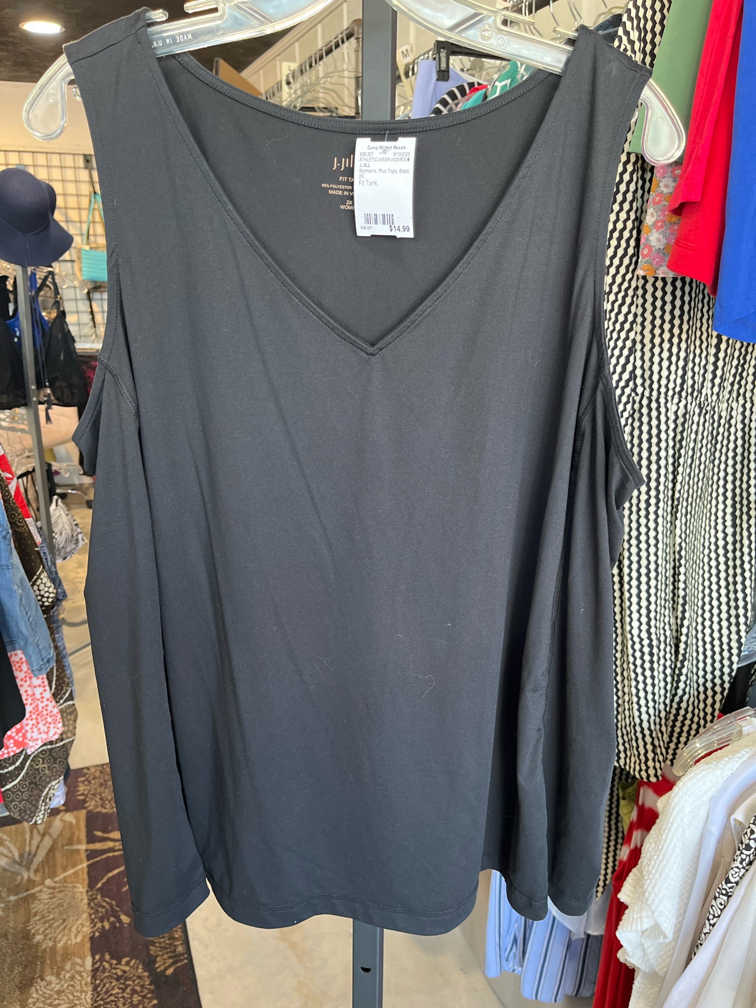 J.JILL Plus Tops 2X ATHLETIC WEAR-WOMEN'S